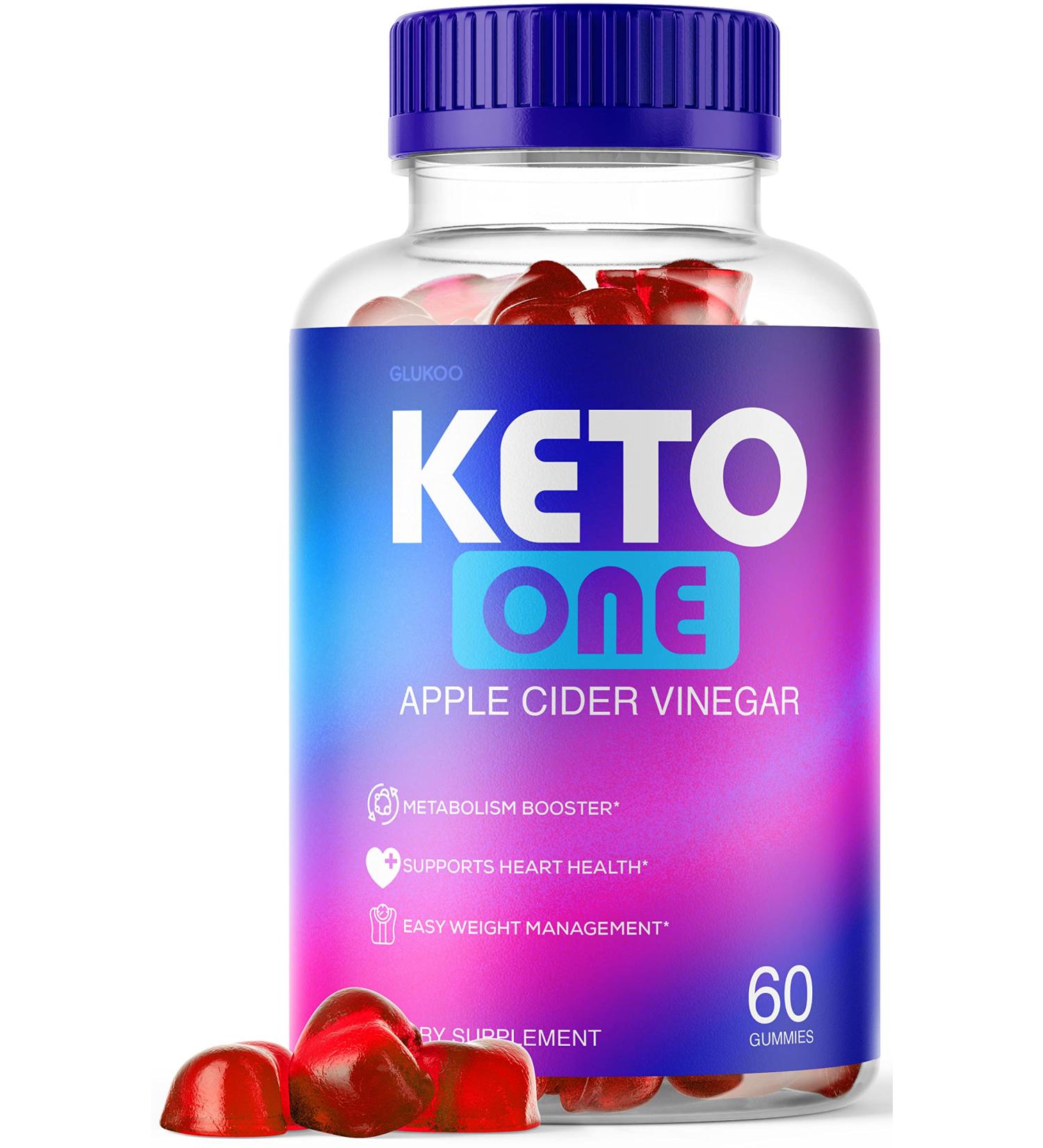 Keto One Gummies - Advanced Weight Loss with Apple Cider Vinegar for Belly Fat - 30 Day Supply - Buy Online on GoSupps.com