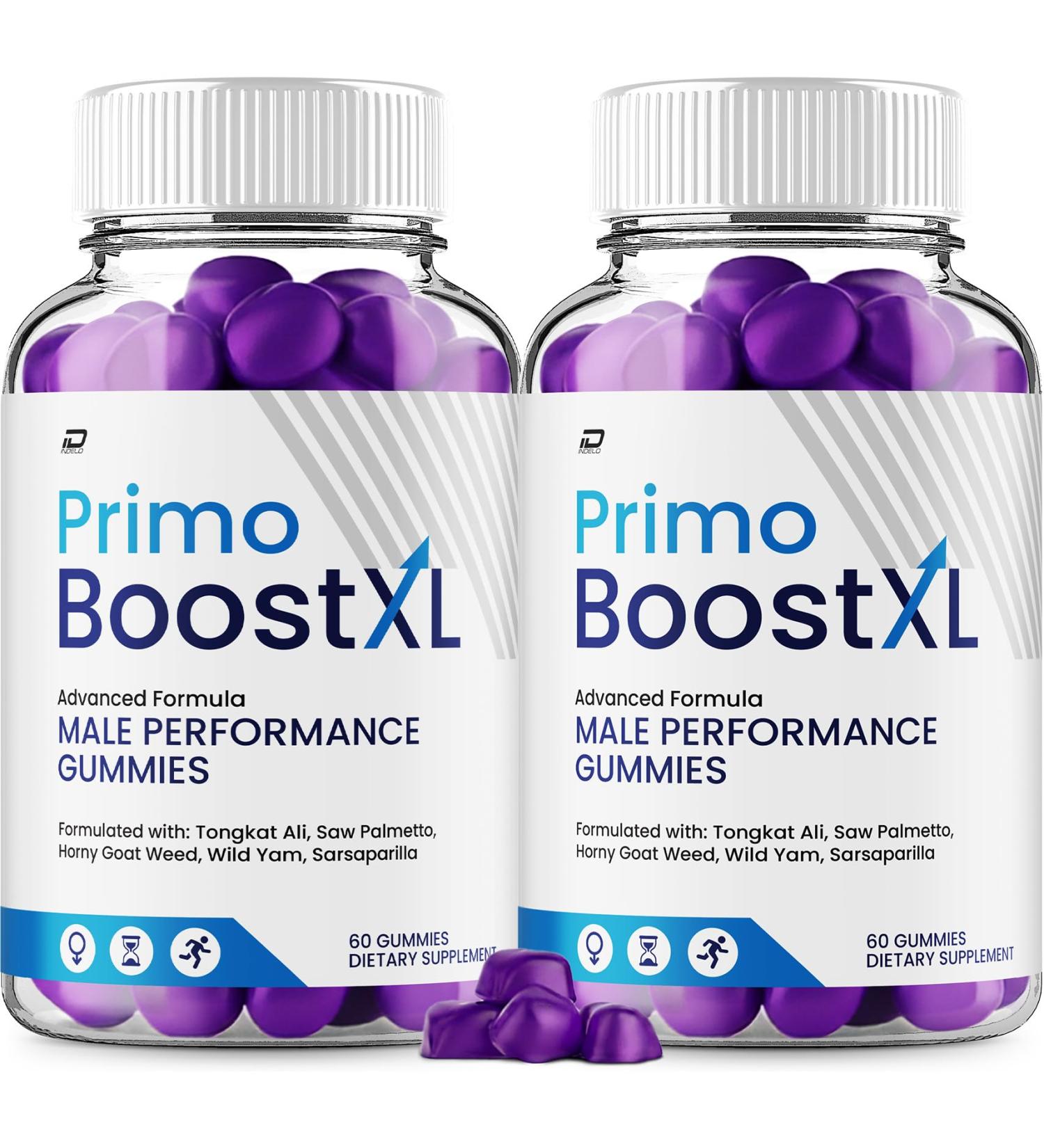 Indelo Primo Boost XL Multivitamin Gummies PrimoBoost Advanced Support with Natural Ingredients (2 Pack 120 Gummies) - Buy Online on GoSupps.com