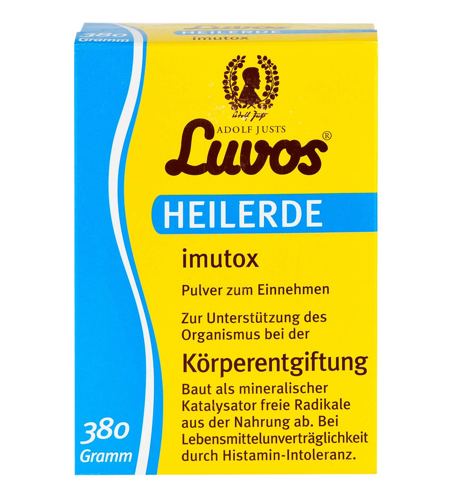Luvos Healing Clay Imutox Powder 380g - Natural Detox & Skin Care | Buy Online Worldwide - Buy Online on GoSupps.com