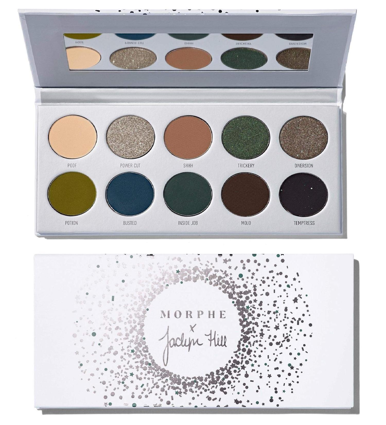 Morpe x Jaclyn Hill Dark Magic Eyeshadow Palette - 10 Creamy Sultry Shades for a Smoky & Shimmering Look - Buy Online on GoSupps.com