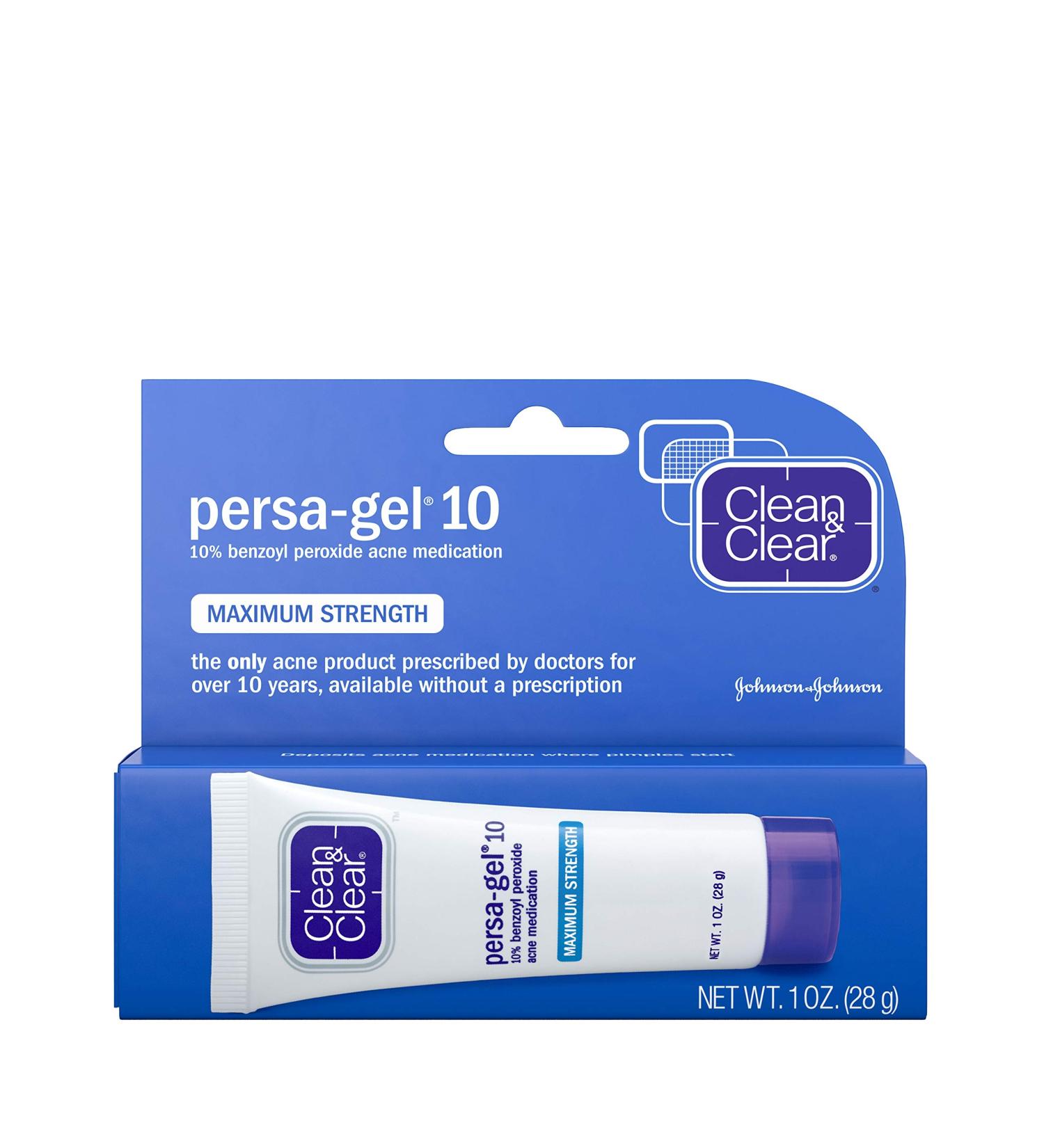Clean & Clear Persa-Gel 10 Acne Spot Treatment 1oz - Maximum Strength (Pack of 1) - Buy Online on GoSupps.com