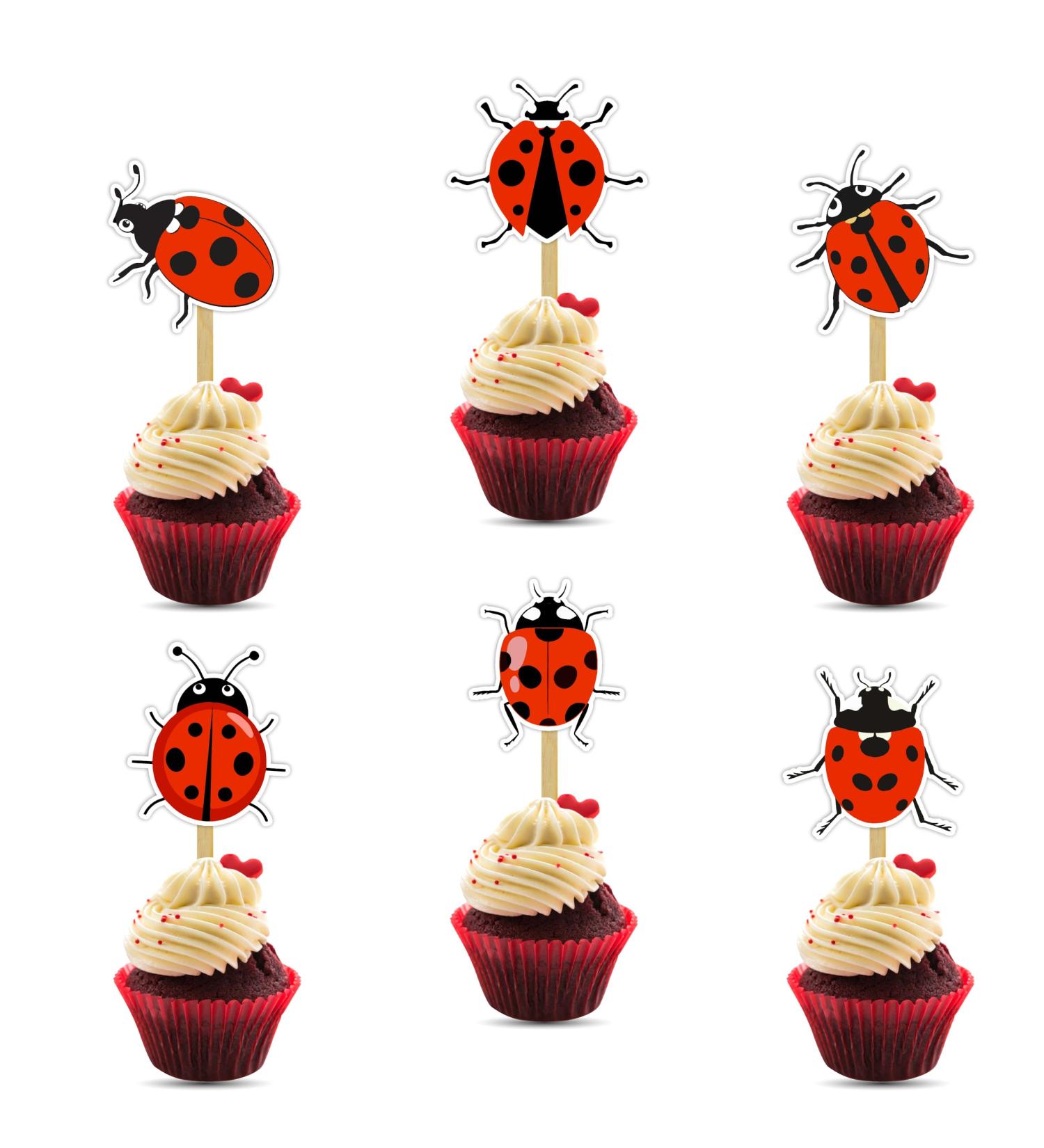 Seyal Ladybugs Cupcake Topper - Buy Online on GoSupps.com