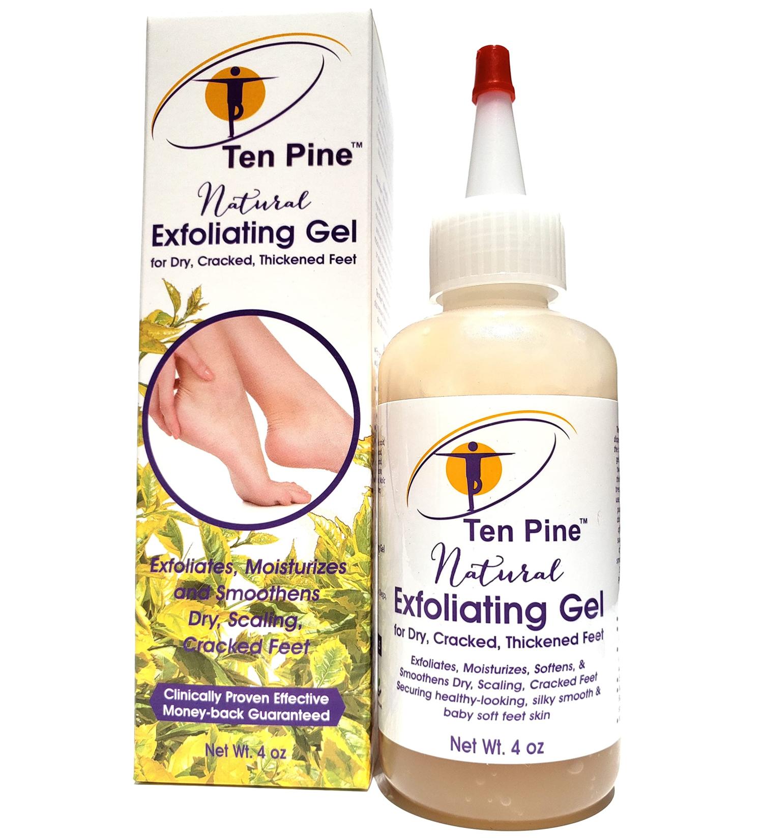 Vegan Foot Repair Cream & Callus Remover for Dry, Cracked Feet - Natural Exfoliating Gel for Thickened Skin | Non-Oily Formula with No Urea or Glycols - Buy Online on GoSupps.com