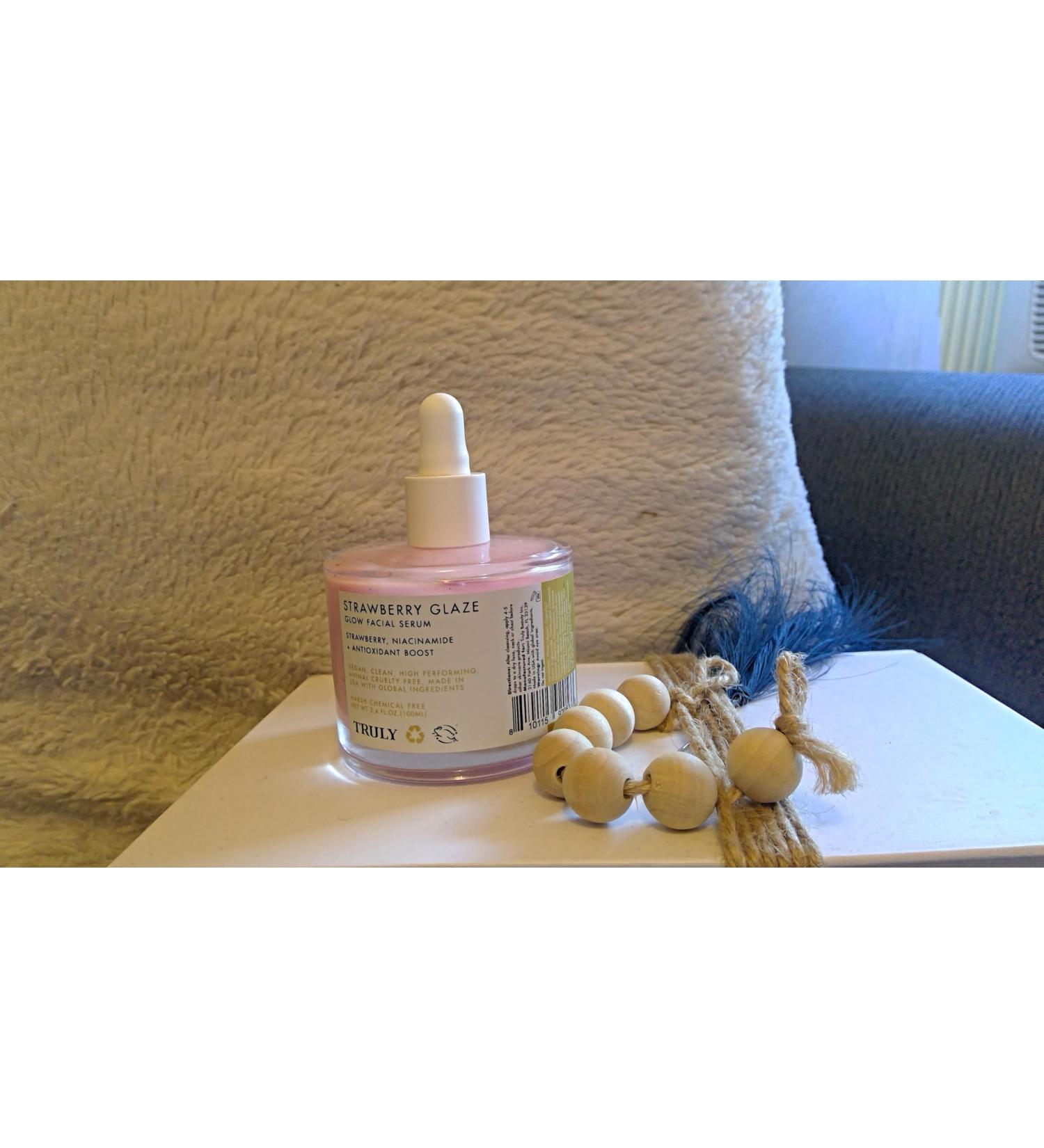 TRULY Strawberry Glaze Serum - Cruelty Free Moisturizing & Anti-Aging Skin Care | International Shipping Available - Buy Online on GoSupps.com