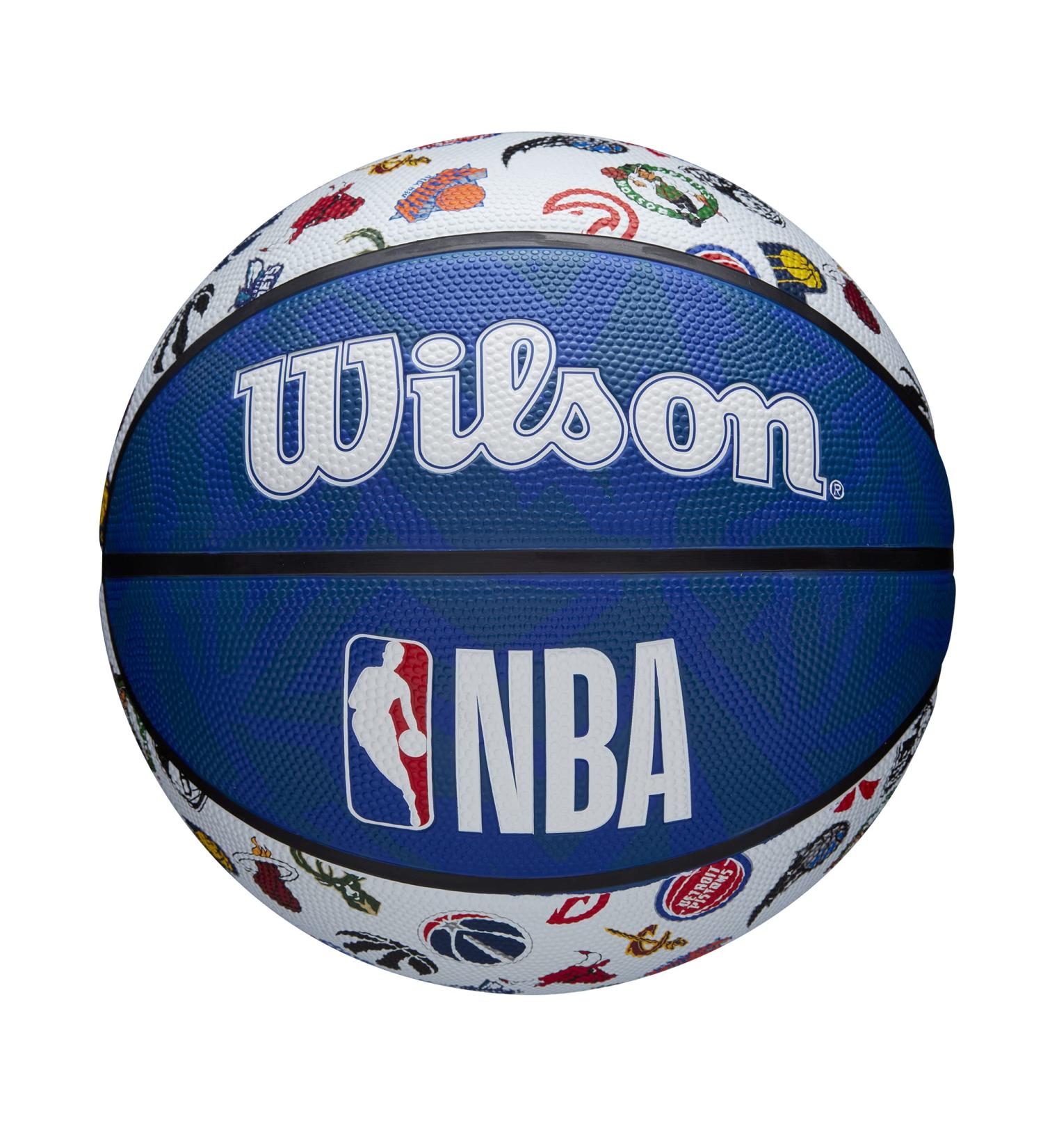 WILSON NBA All Team Basketball 29.5 Red White & Blue - Official Size Basketball - Buy Online on GoSupps.com