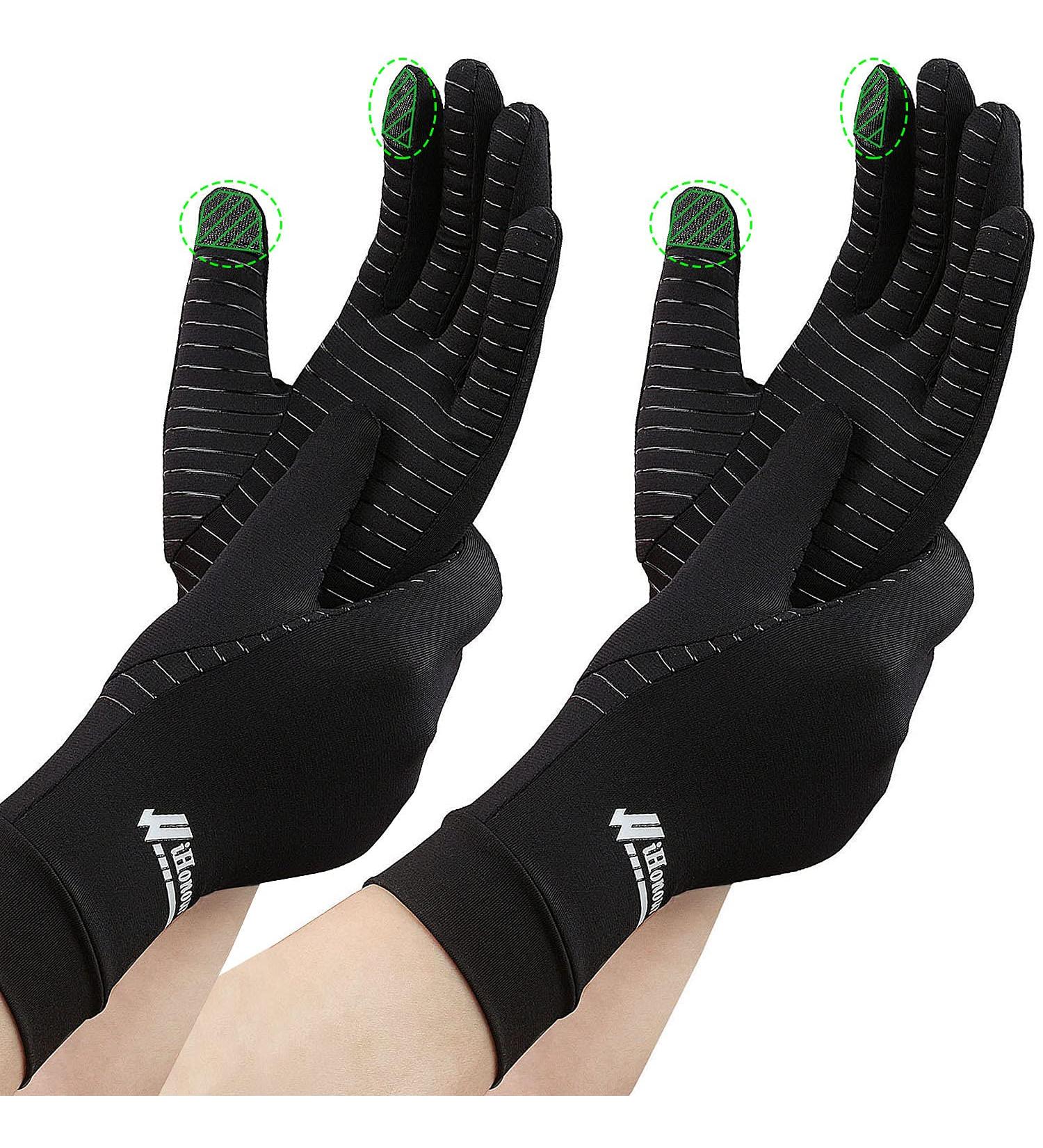 Copper Compression Arthritis Gloves for Women & Men - 2 Pairs Medium - Relieve Arthritis, Swelling, Rheumatoid Pain - Hand Support - Buy Online on GoSupps.com