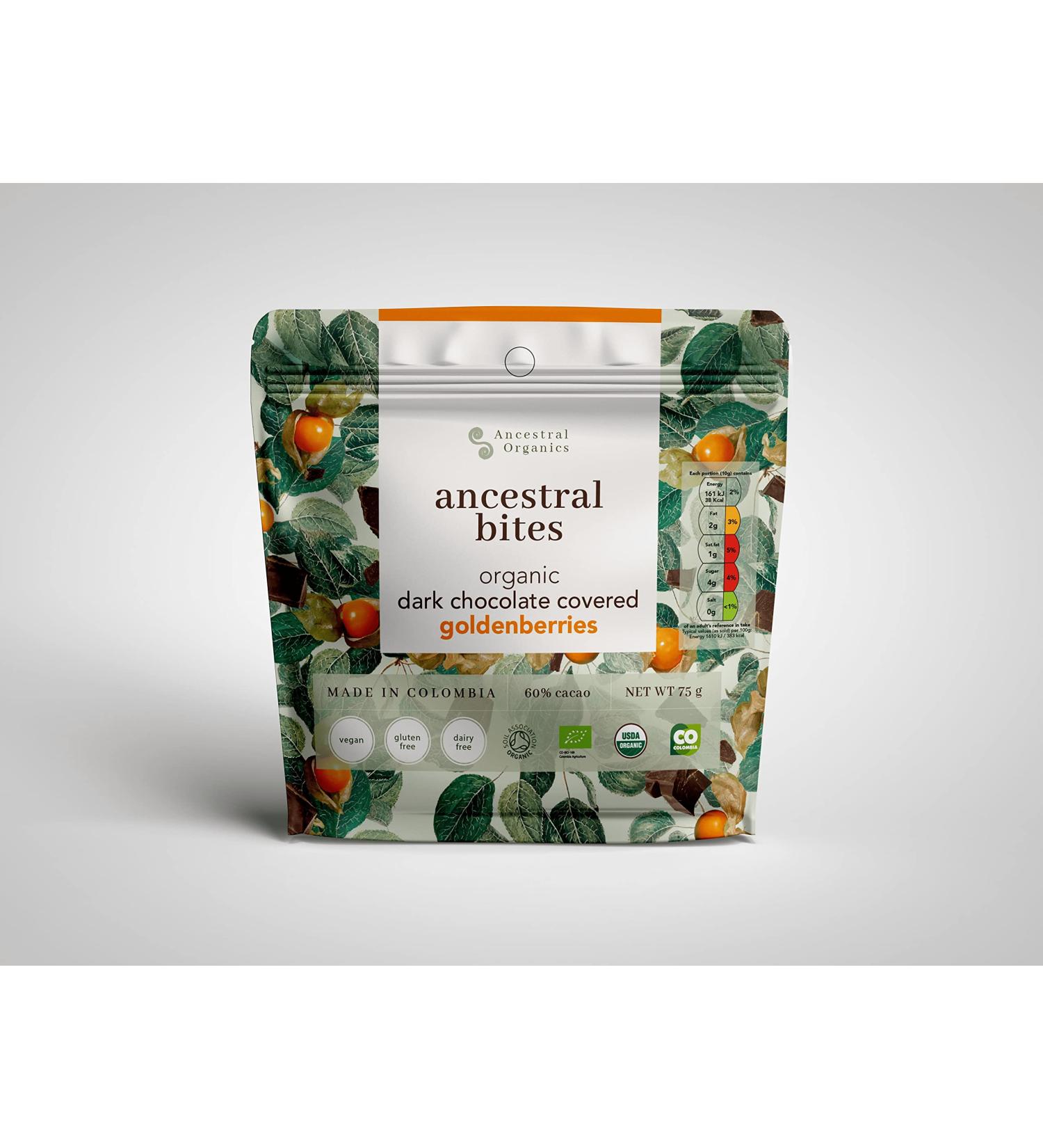 Ancestral Bites Goldenberries: Premium Dried Superfruit Snack - Buy Online on GoSupps.com