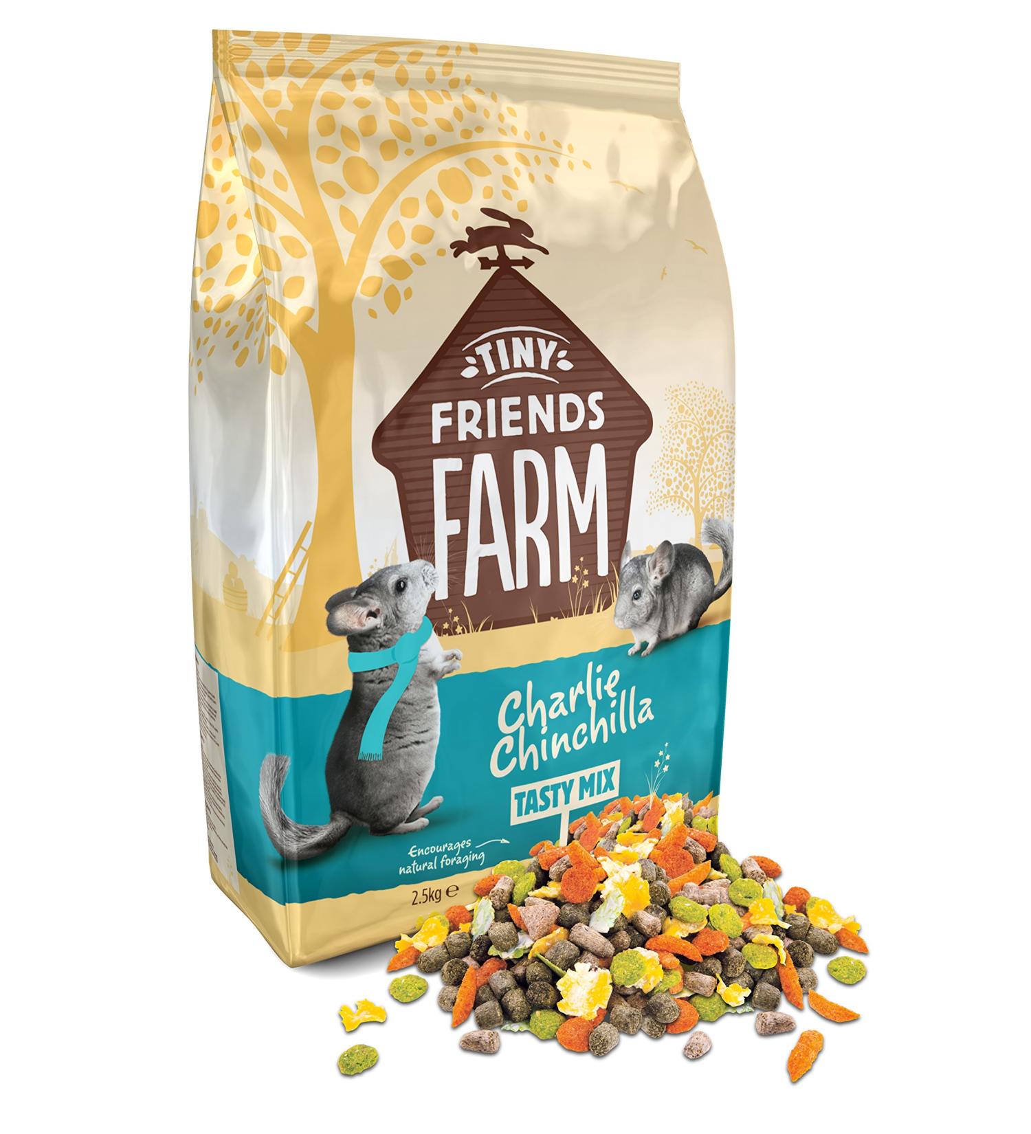 Supreme Petfoods Tiny Friends Farm Charlie Chinchilla Tasty Mix 2.5kg - Color Variations Available - Buy Online on GoSupps.com