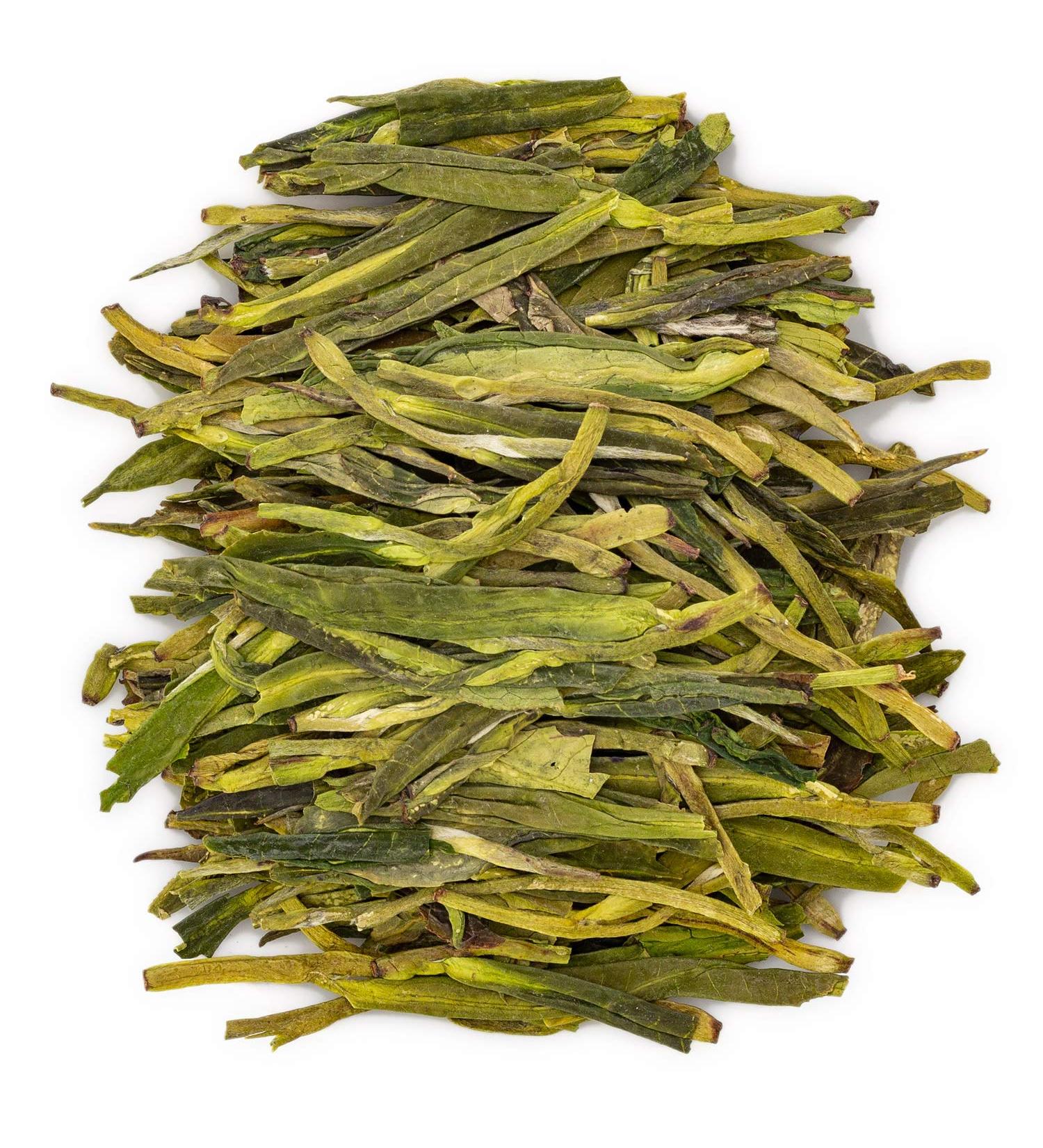 Oriarm 2023 Xihu Longjing Green Tea Loose Leaf 250g - Ecologically Grown Chinese Dragon Well Tea - Spring Dragonwell Tea Leaves in Resealable Bag - Buy Online on GoSupps.com