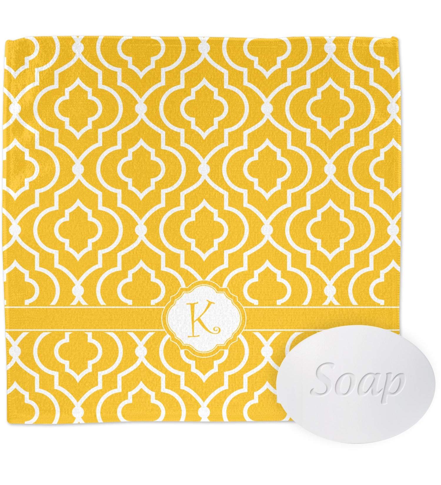 YouCustomizeIt Personalized Trellis Washcloth