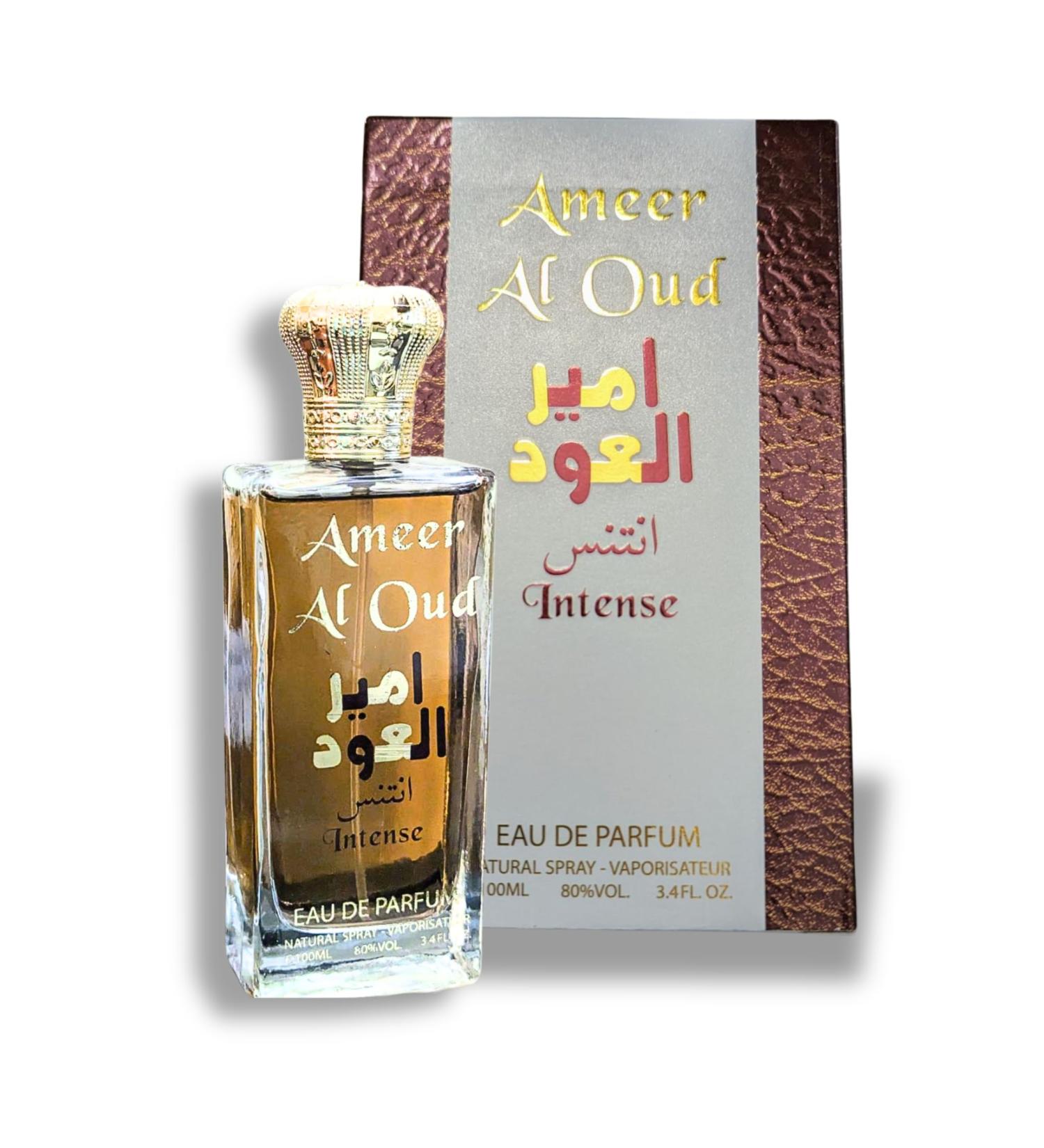 POUR HOMME AMEER AL OUD INTENSE EAU DE PARFUM 3.4 FL. Oz. Amber fragrance for Men. - Buy Online on GoSupps.com