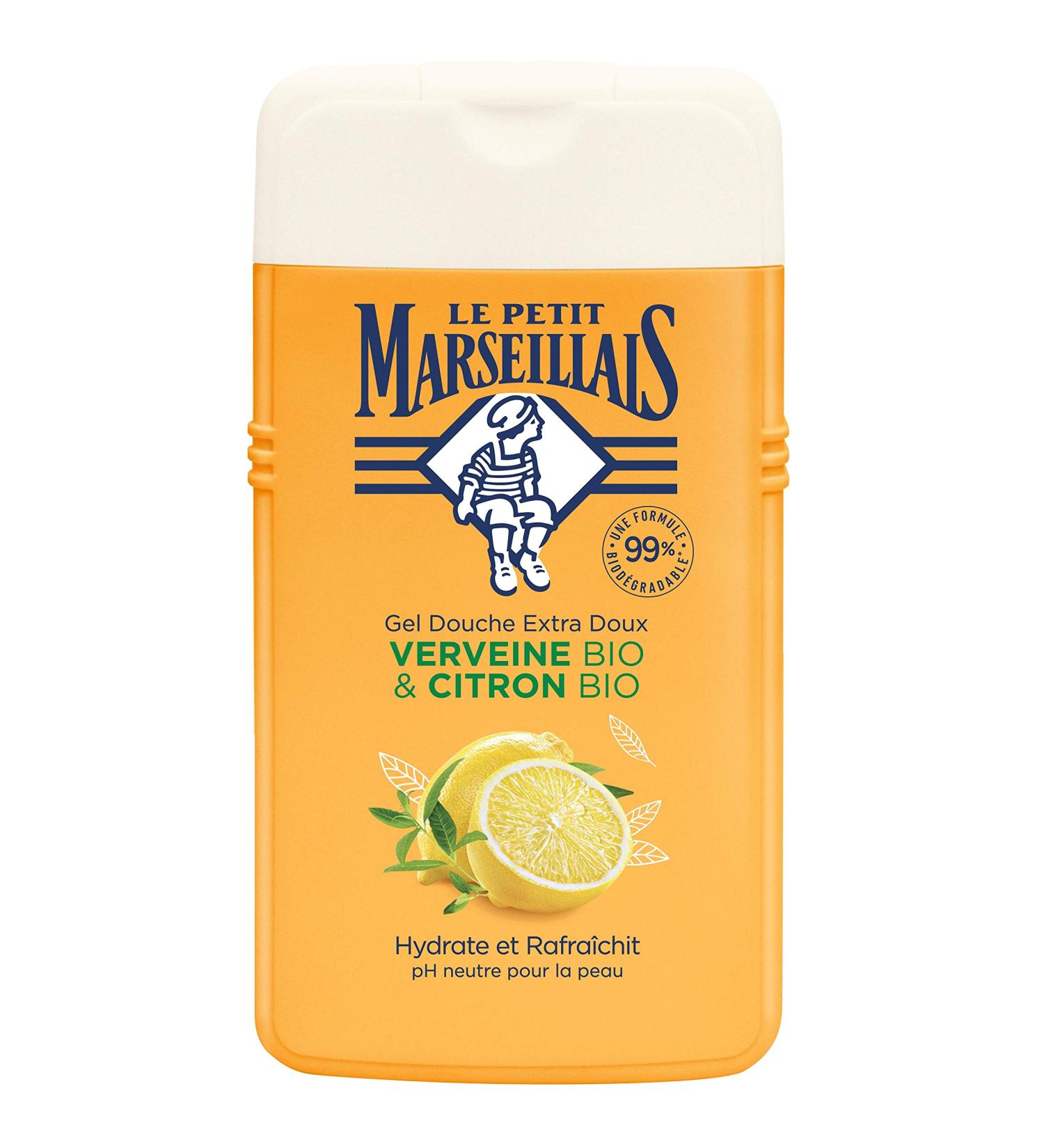 Le Petit Marseillais Extra Gentle Shower Gel Organic Verbena & Lemon 250ml - Buy Online on GoSupps.com