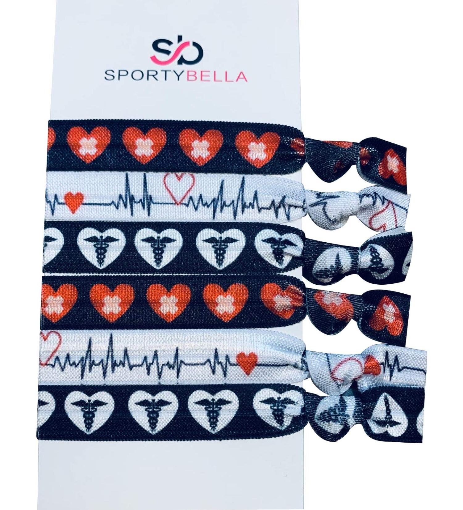 Infinity Collection Nurse Hair Ties - Elastic Ponytail Holders for Women & Girls - Perfect Gifts for Appreciation Week, Graduation & Friends - Buy Online on GoSupps.com