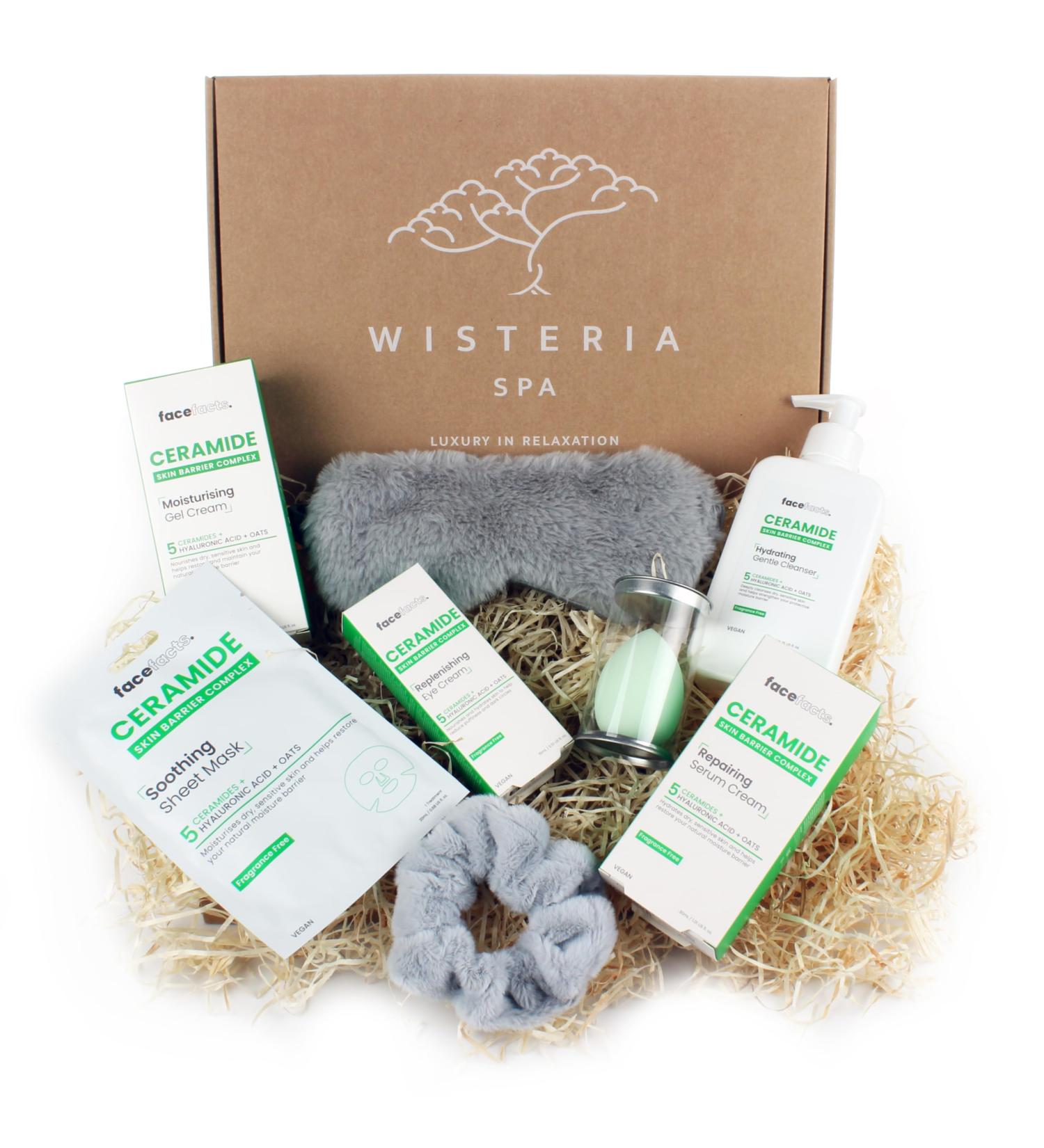 Wisteria Spa Advanced Ceramide Strengthening - Pamper Hamper Gift Set For Women