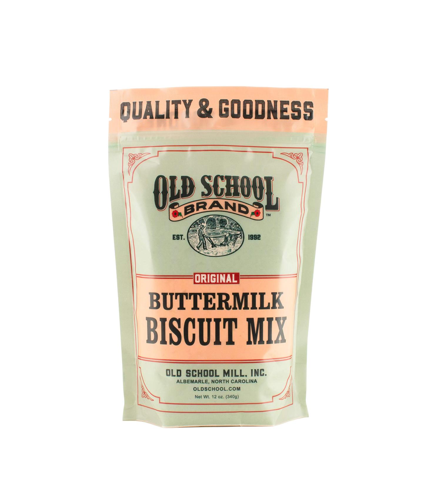 Old School Brand Buttermilk Biscuit Mix - Makes 12-15 Biscuits | Delicious Homemade Biscuits - Buy Online on GoSupps.com