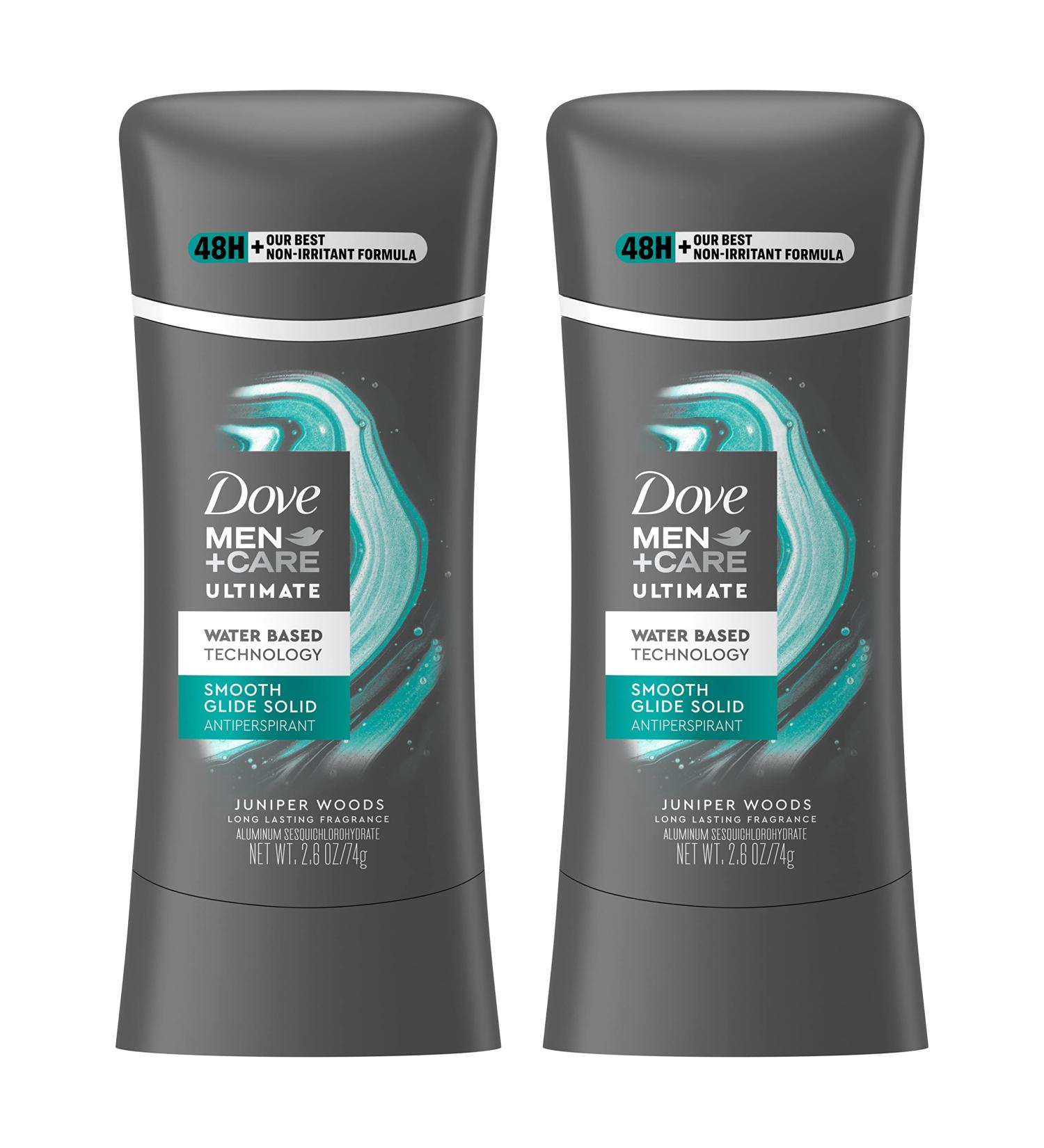 Dove Men+Care Antiperspirant Hydrating Deodorant Juniper Woods 2.6 oz 2 Count - Buy Online on GoSupps.com