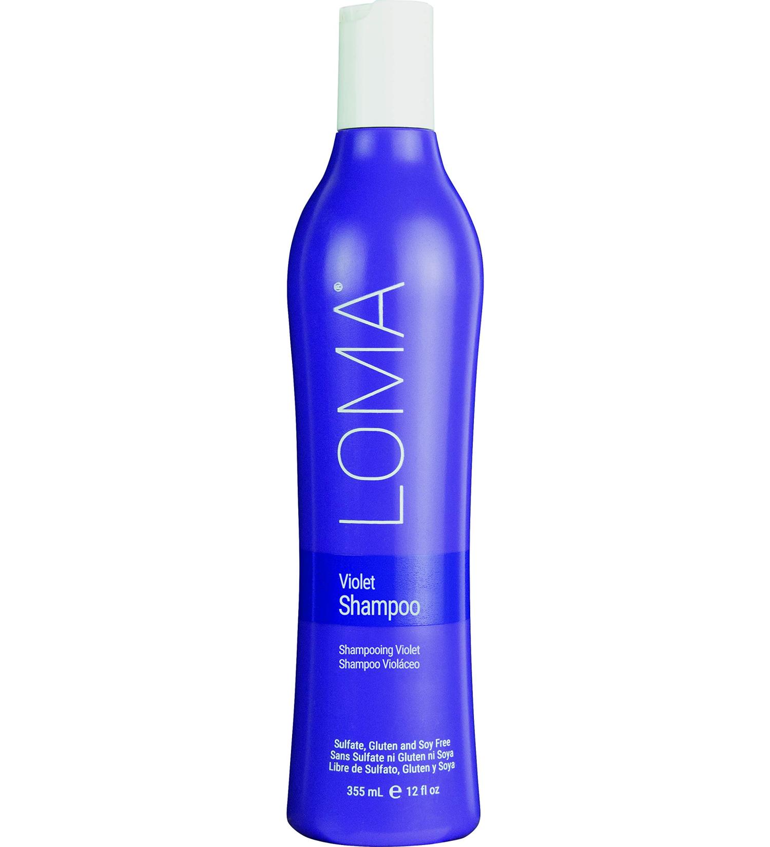 LOMA Violet Shampoo 12oz - Sulfate Paraben & Gluten Free | International Shipping Available - Buy Online on GoSupps.com