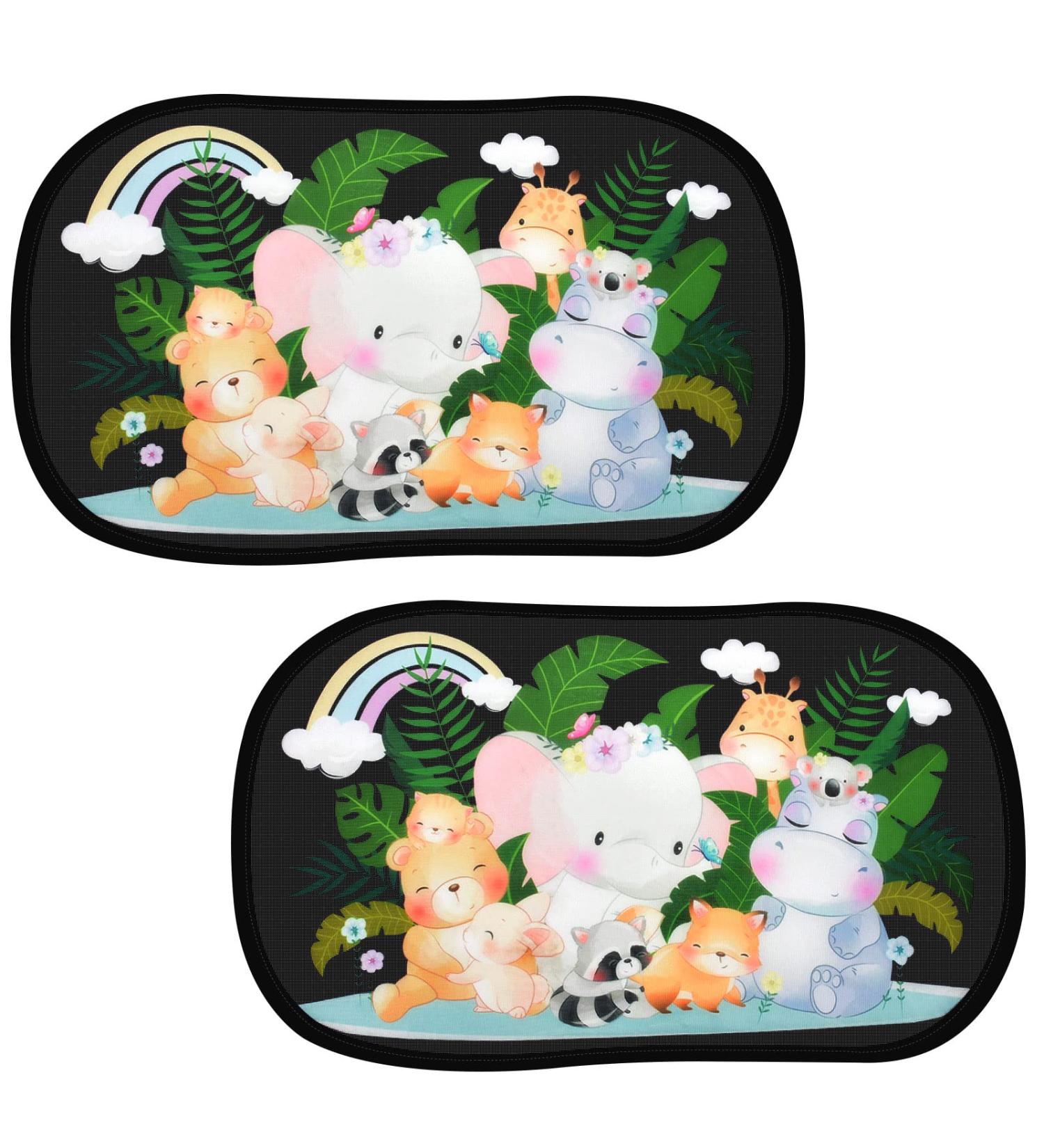 Nutmanel Universal Baby Car SunShade - UV Ray and Glare Protection for Kids and Pets | 50cm*31cm - Buy Online on GoSupps.com