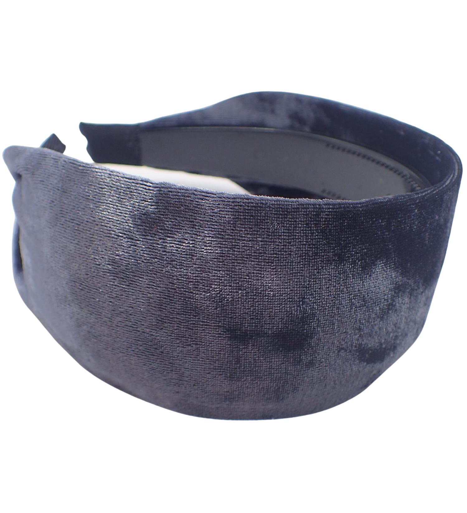 Topkids Accessories Wide Velvet Alice Bands Adult Women Hair Accessories for Women Hair Bands for Women Thick Headband Womens Headbands Head Bands Adult Women Wide Headbands (Dark Grey) - Buy Online on GoSupps.com