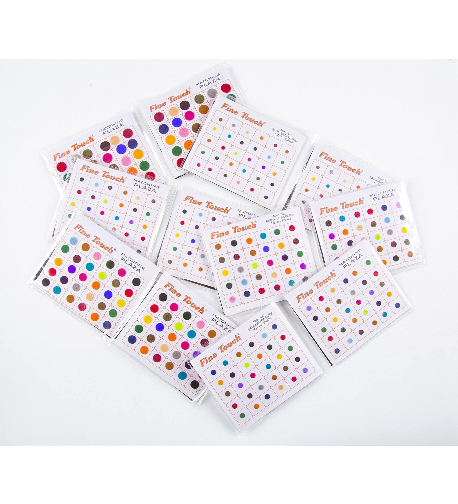720 Count Multicolored Polka Dot Indian Bindi for Daily Use or Craft Work - Buy Online on GoSupps.com