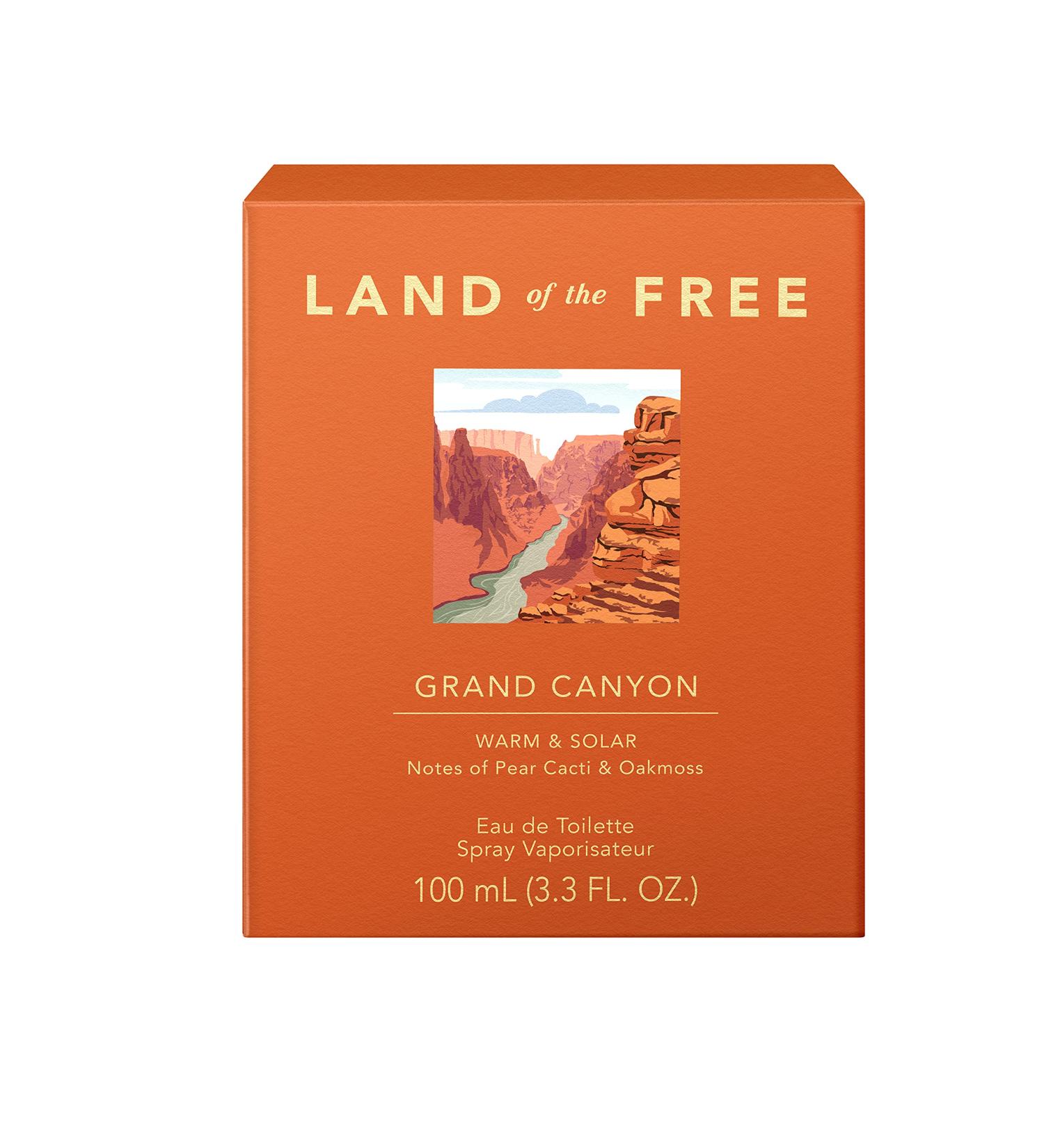 Land of the Free Grand Canyon Eau de Toilette Spray 3.3 FL OZ Pack of 1 - Buy Online on GoSupps.com