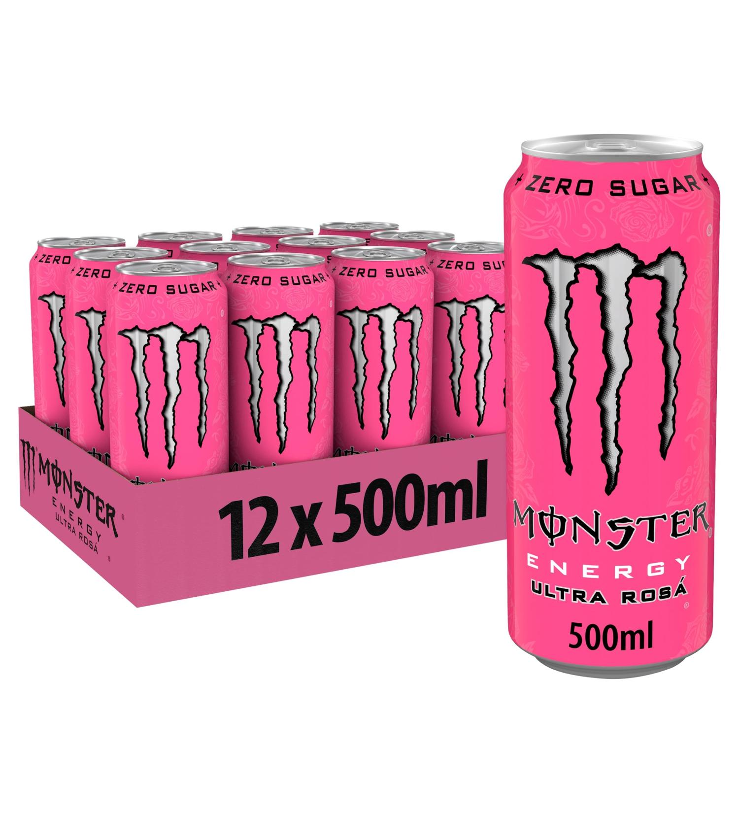 Coca Cola Monster Ultra Rosa 12 x 500 ml - Buy Online on GoSupps.com