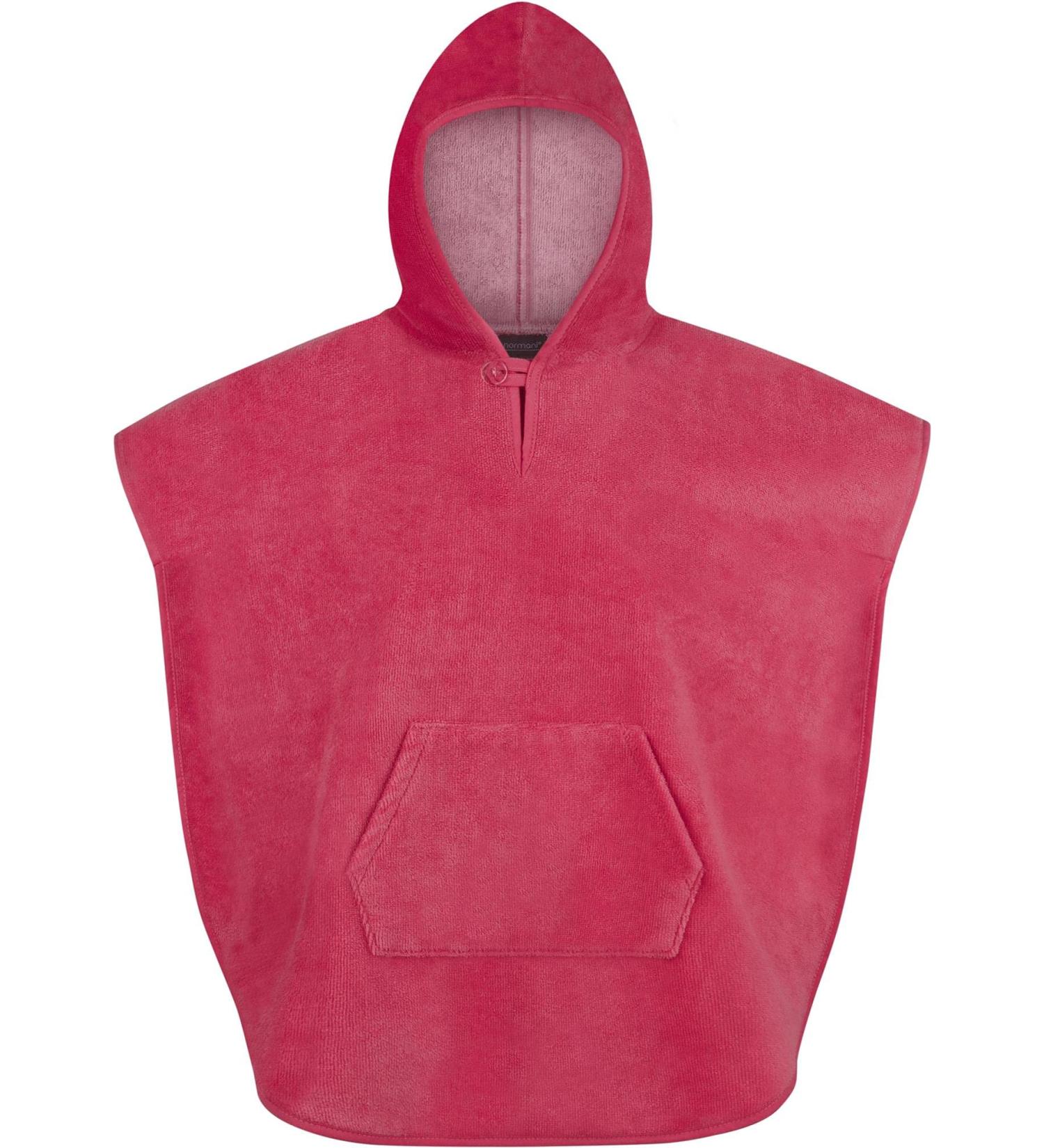 Normani Children's Bath Poncho - Soft Cotton Hooded Towel for Toddlers | Pink Bathrobe 70x75cm - Ideal for Kids - Buy Online on GoSupps.com