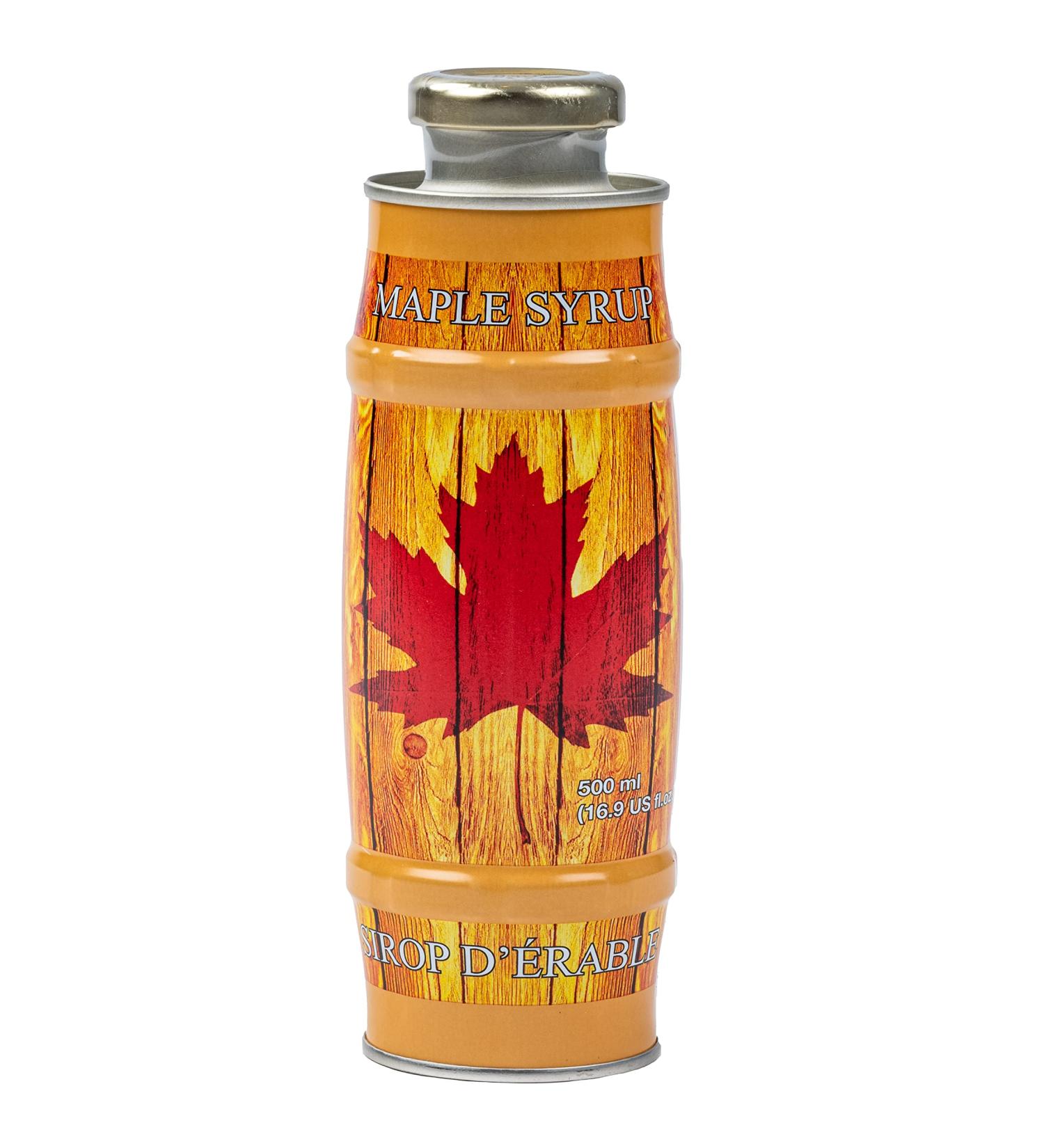 Turkey Hill Sugarbush 100% Pure Canadian Maple Syrup in Tin Barrel Grade A Amber Rich Taste (500ml) - Buy Online on GoSupps.com