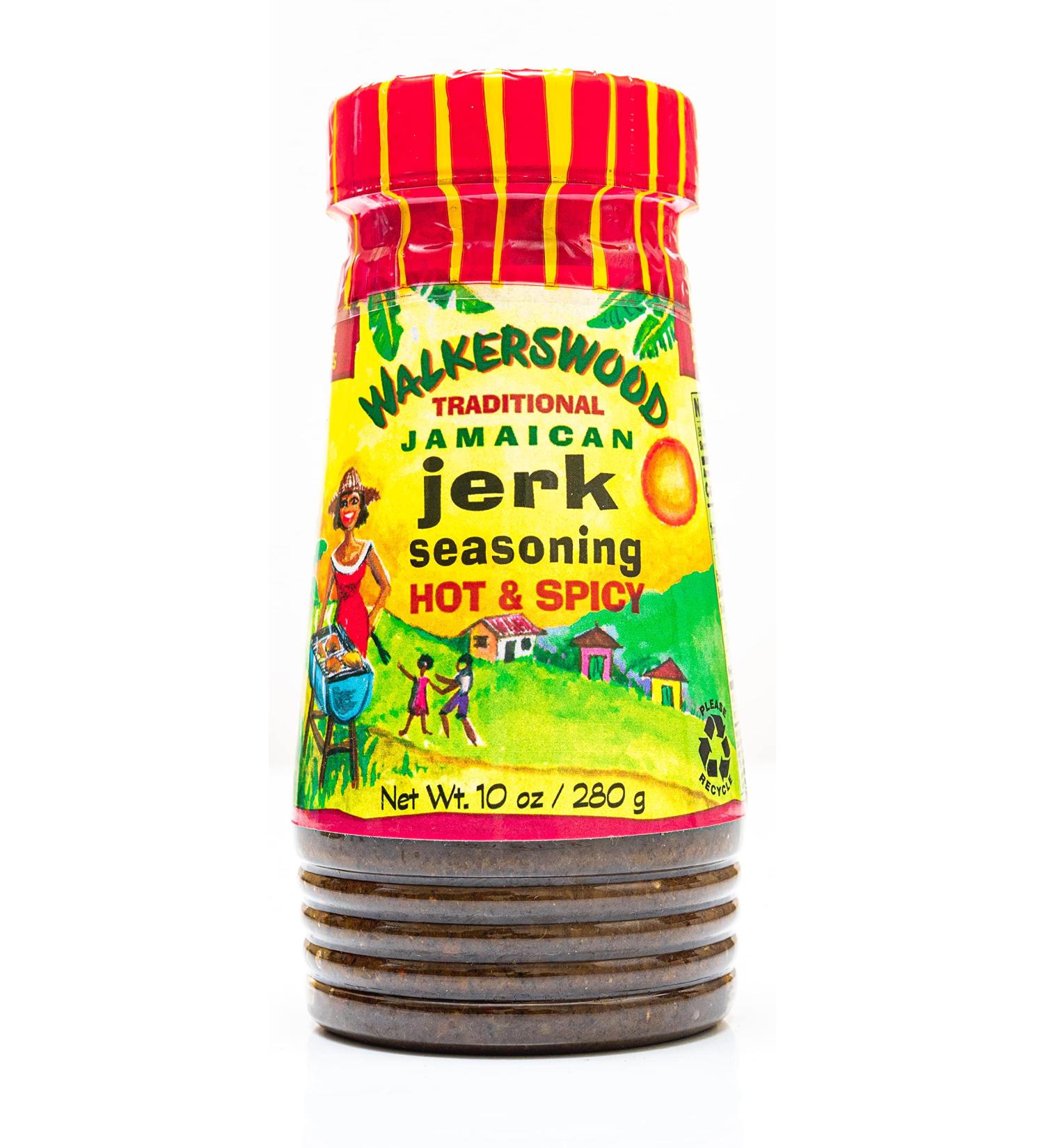 Walkerswood Traditional Jamaican Jerk Seasoning - Hot & Spicy - 10oz - Buy Online on GoSupps.com