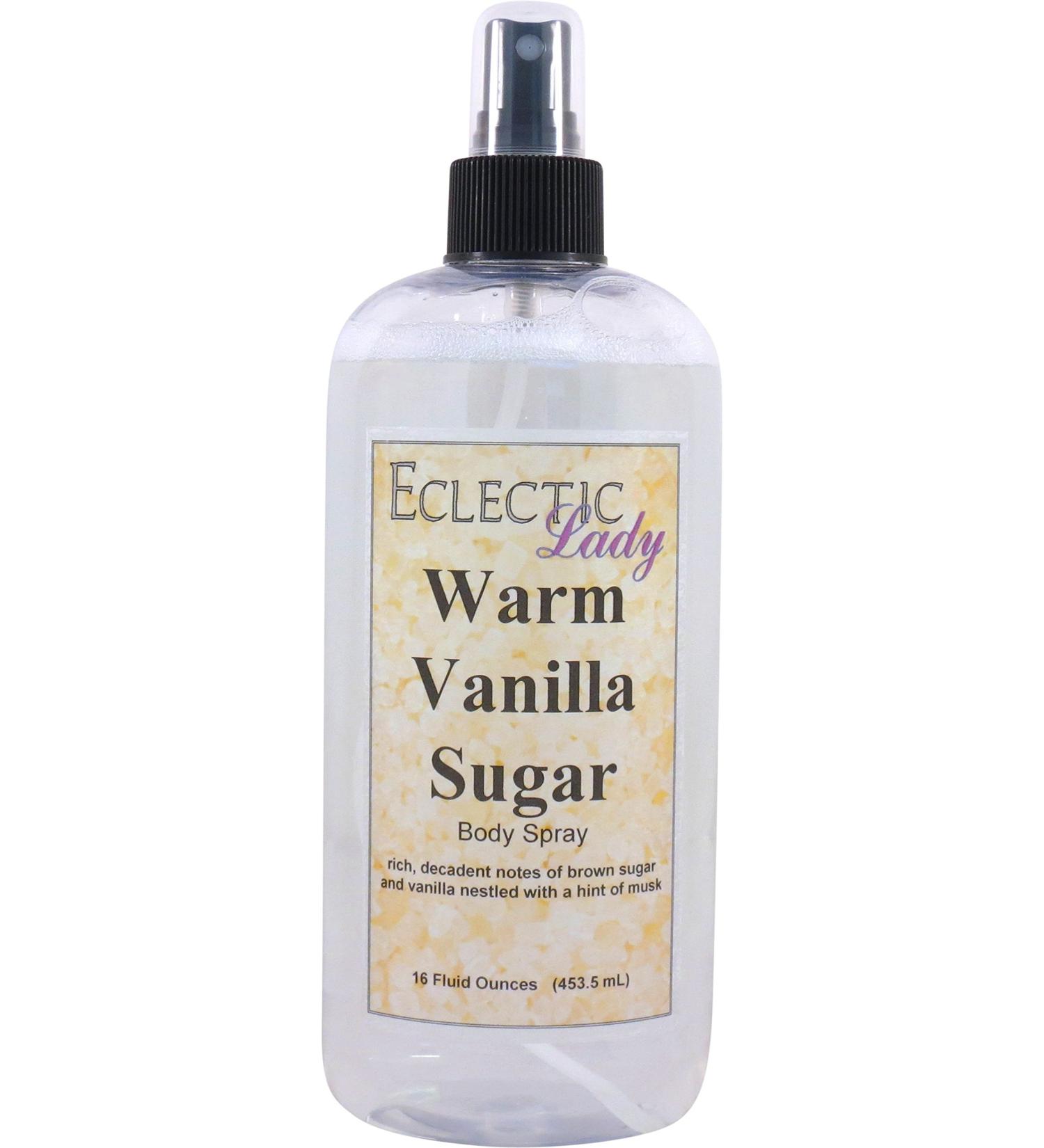 Warm Vanilla Sugar Body Spray Body Mist for Women with Clean Light & Gentle Fragrance Long Lasting Perfume with Comforting Scent for Men & Women Cologne with Soft Subtle Aroma For Daily Use Double Strength 16 Fluid Ounces - Buy Online on GoSupps.com