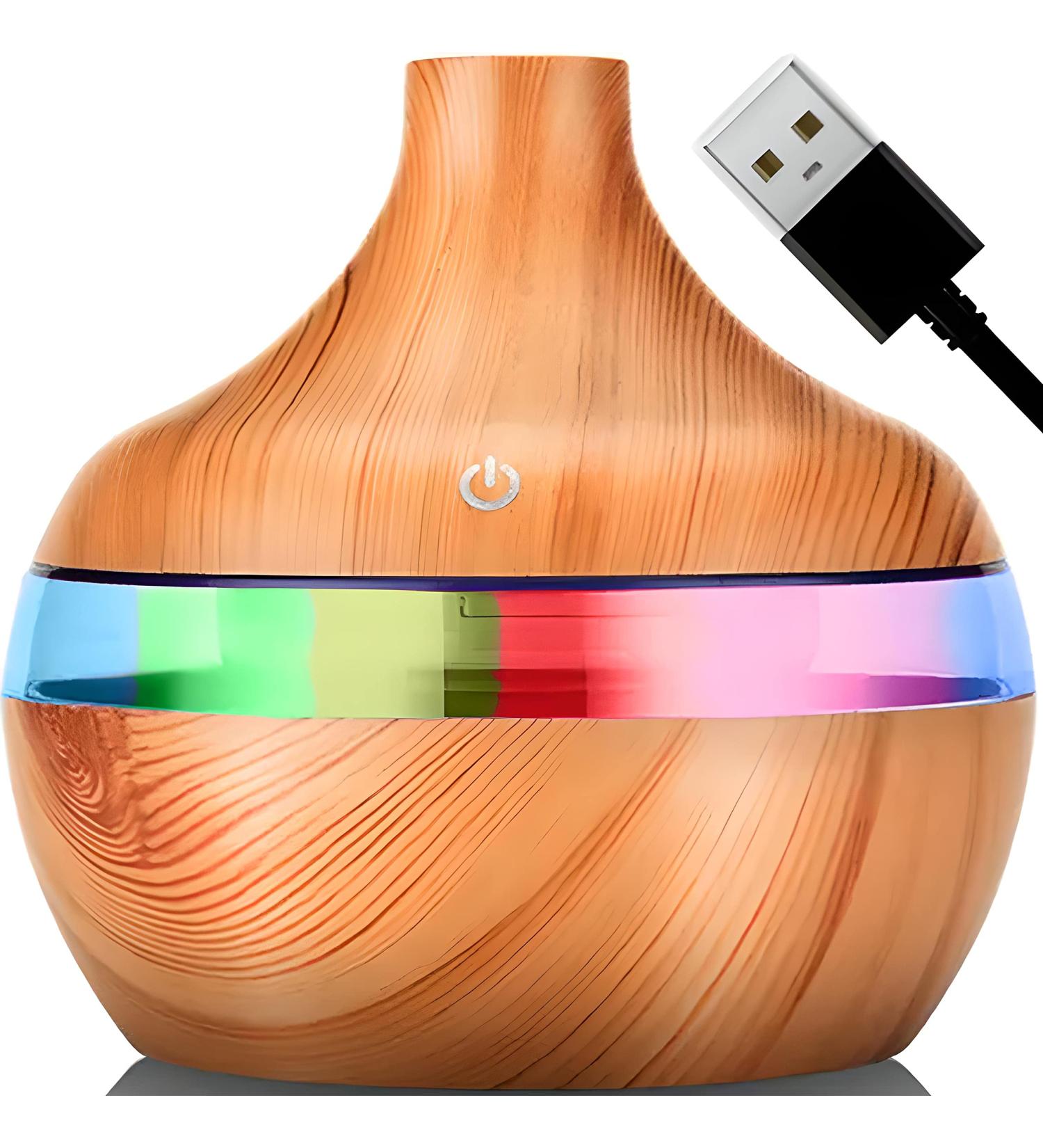 Retoo Aroma Diffuser - Essential Oils Ultrasonic Humidifier & Aromatherapy Lamp with LED Lighting for Bedroom Office Yoga & Spa - Buy Online on GoSupps.com