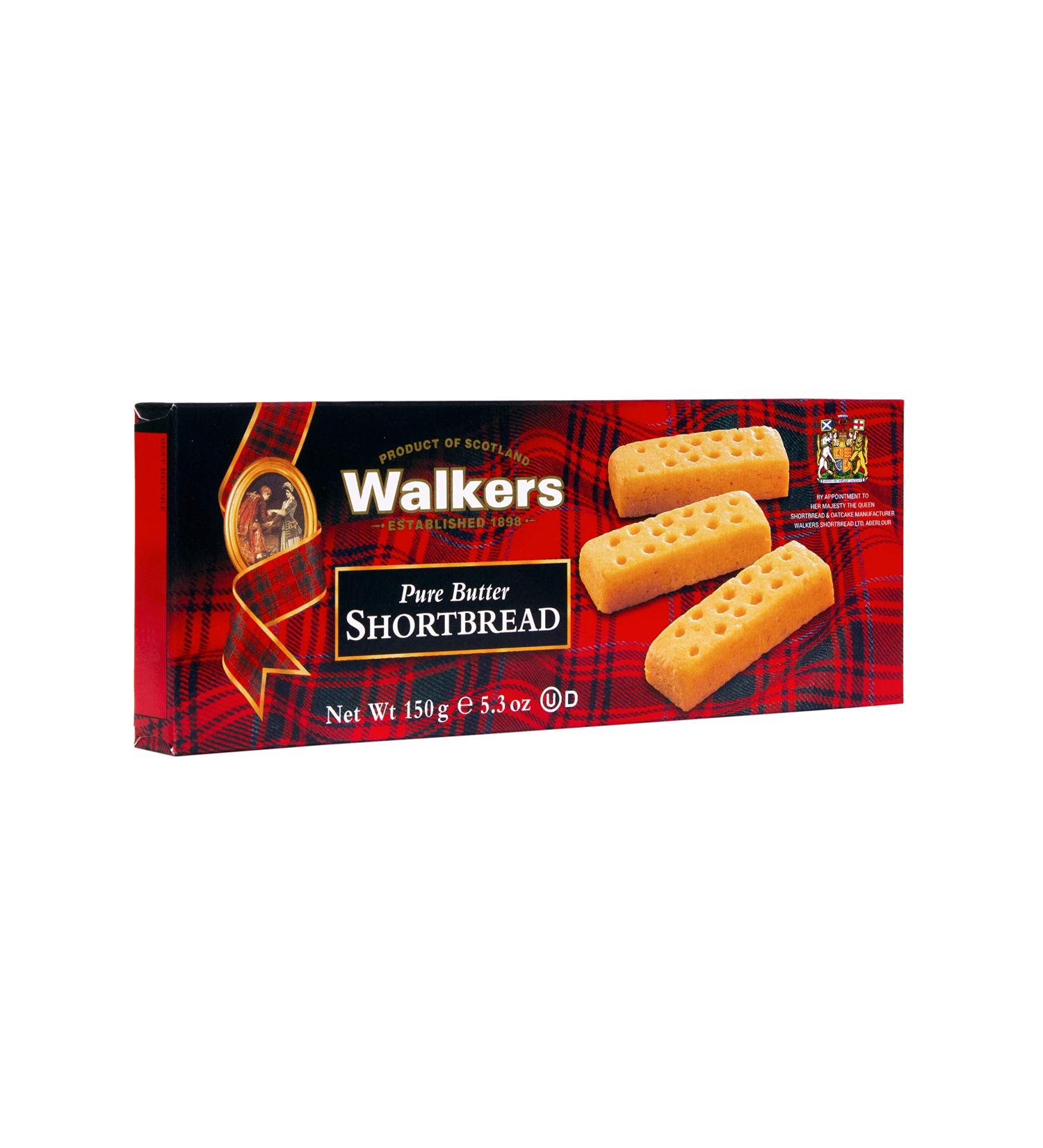 Walkers Shortbread Fingers - 5.3 oz Box of Classic Shortbread Cookies - Buy Online on GoSupps.com