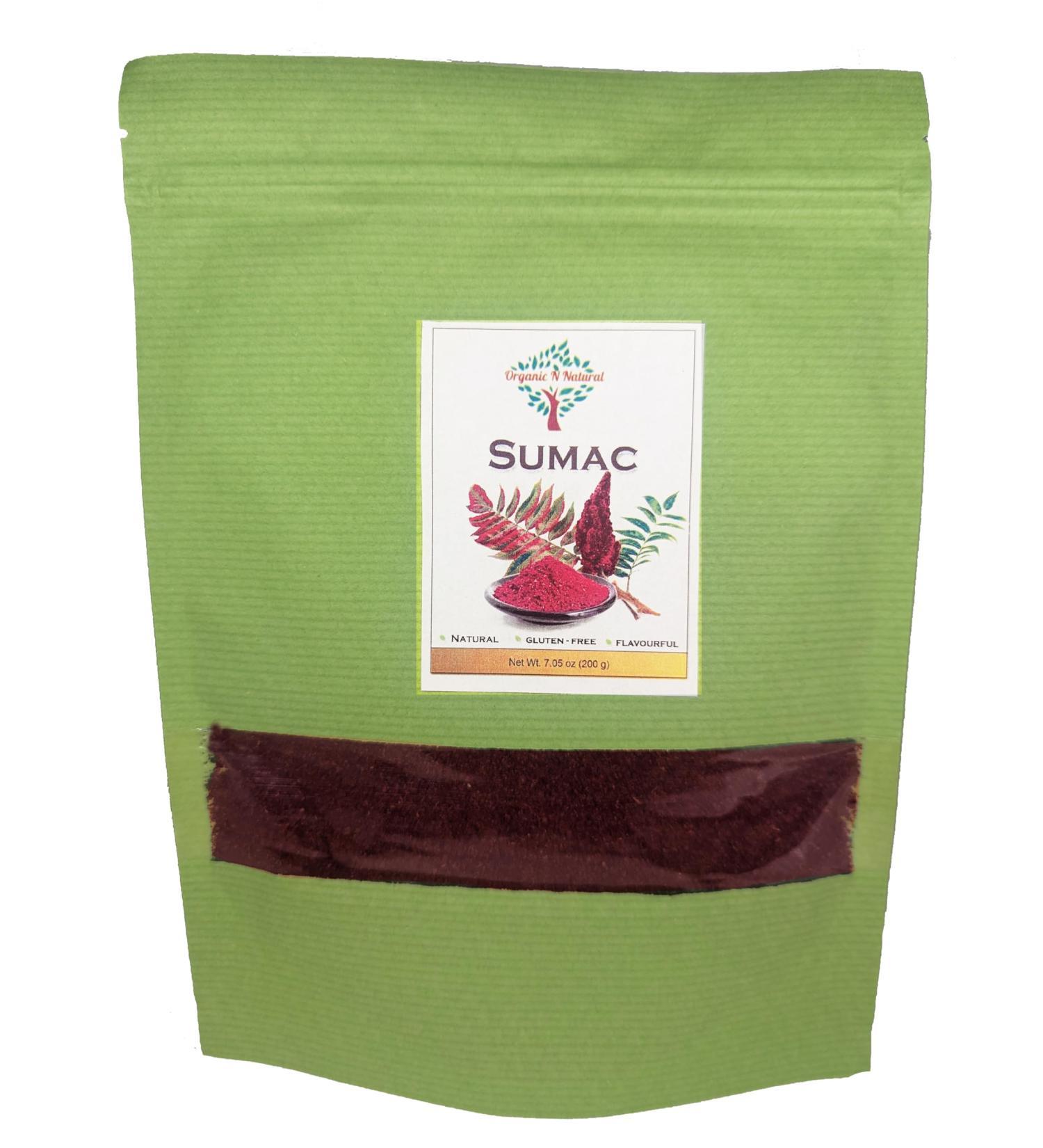 Proudly Canadian | 100% Sumac 200 g | No Salt | Premium Grade - Buy Online on GoSupps.com