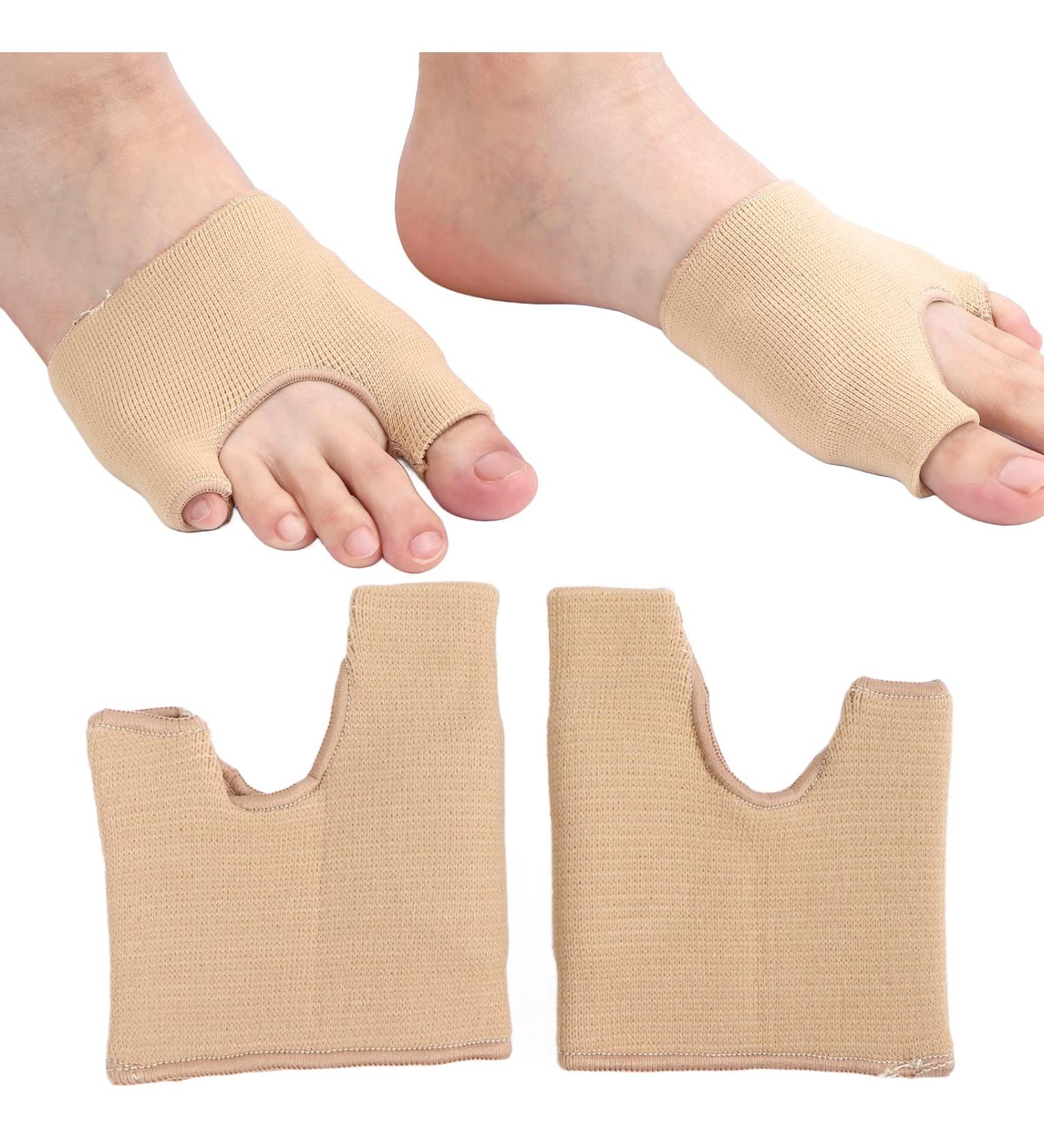 Breathable Bunion Corrector | U-Shape Hallux Valgus Pads | Orthopedic Bunion Relief Sleeves Kit for Comfort & Support - Buy Online on GoSupps.com