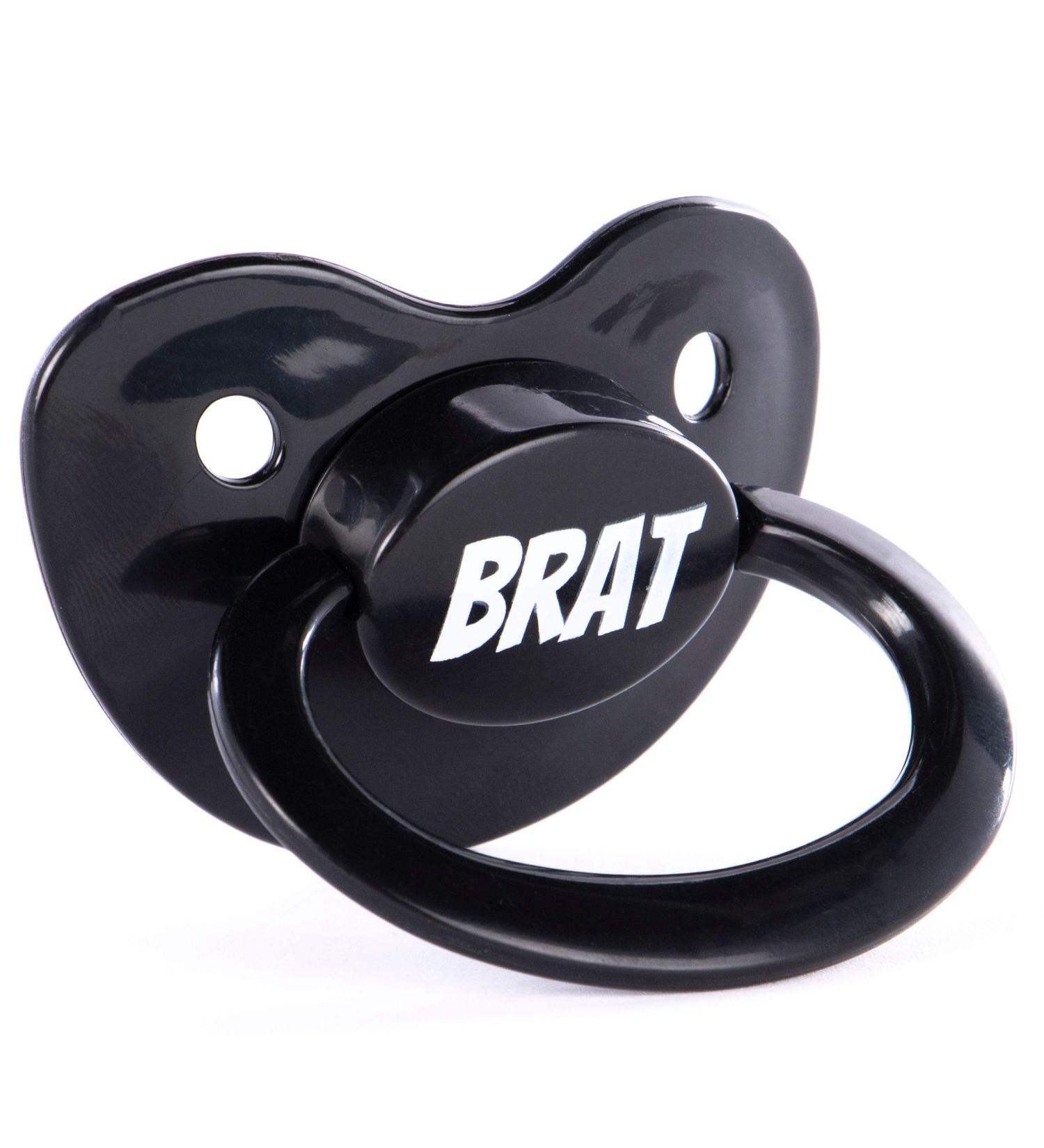 Littletude Adult Pacifier for Adult Babies - Large Handle & Shield - Brat Design - Buy Online on GoSupps.com