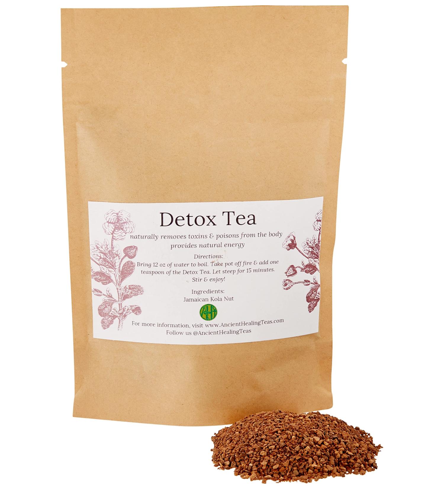 Detox Tea with Jamaican Kola Nut | Ancient Healing Loose Leaf Tea for Cleansing | 1 oz - Buy Online on GoSupps.com