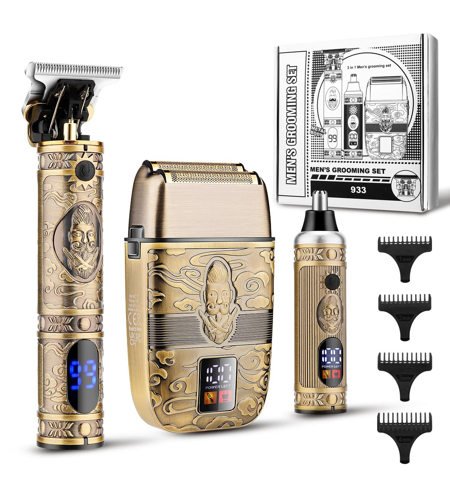 Karrte Professional Hair Trimmer & Beard Shaver Kit for Men | Electric Razor & Grooming Set | Ideal Barber Supplies Gifts - Buy Online on GoSupps.com