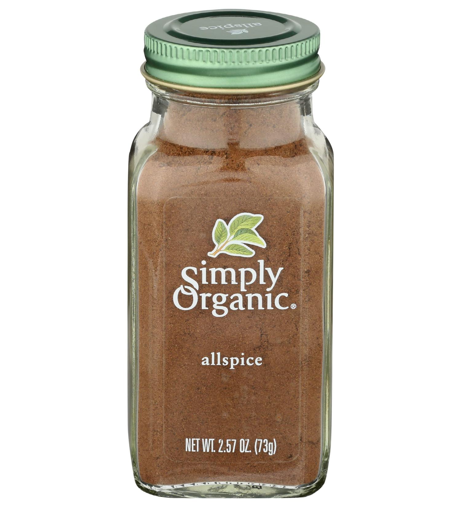 Simply Organic Allspice 2.57 oz - Certified Organic Spice Blend - Buy Online on GoSupps.com