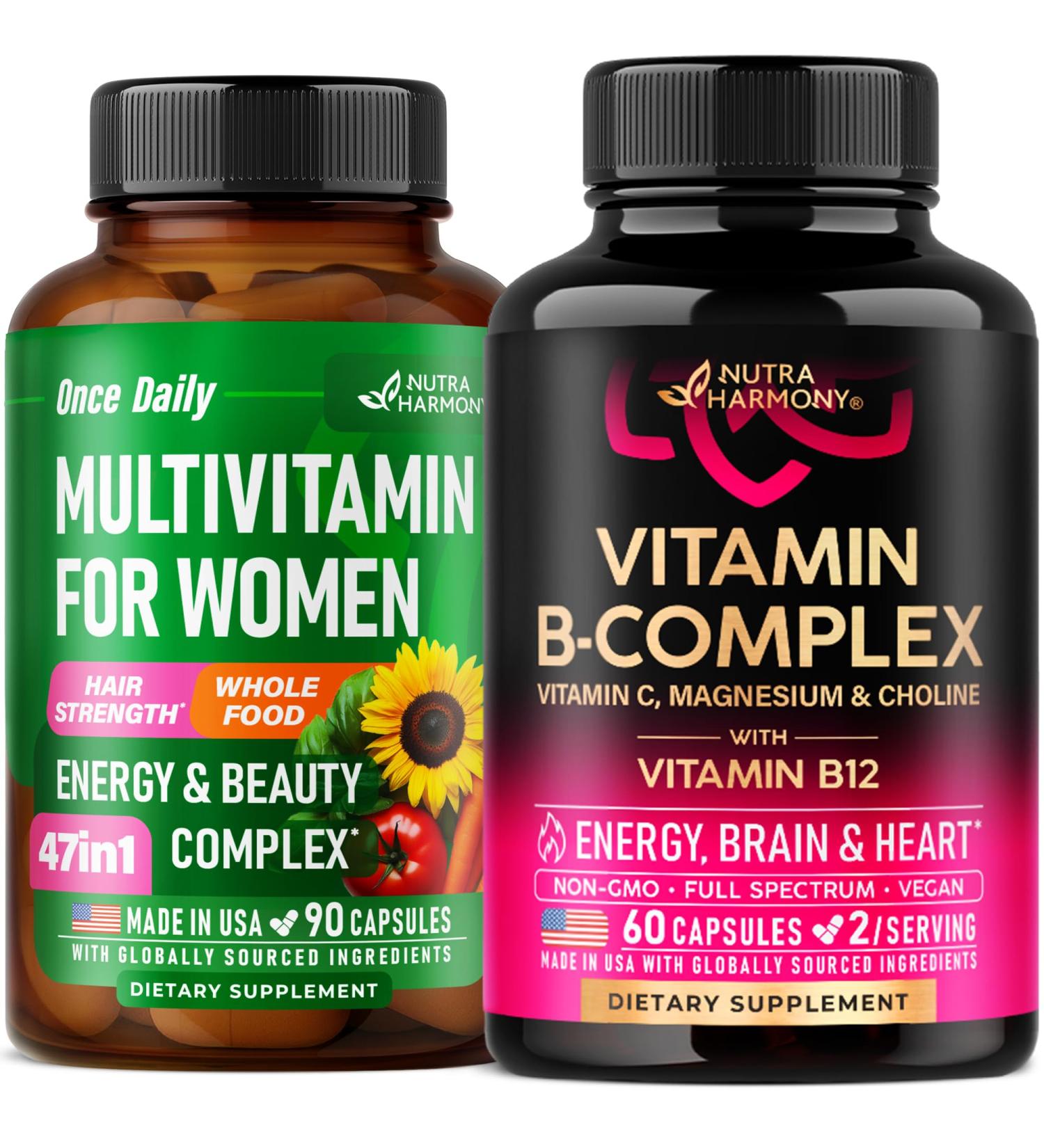 NUTRAHARMONY Vitamin B Complex & Multivitamins for Women