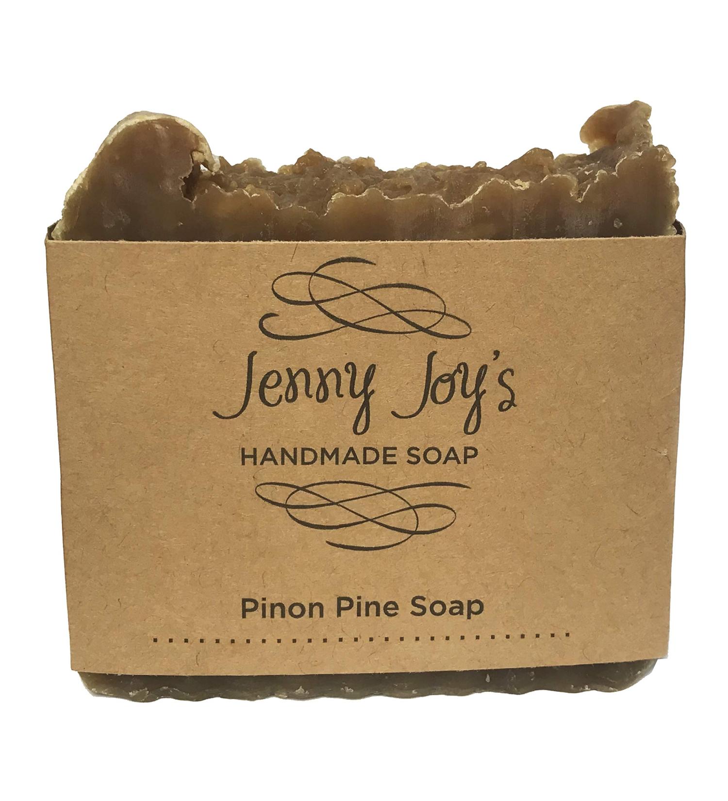 Jenny Joy's Organic Pine Tar Soap Bar - Handmade for Men & Women | Moisturizes & Heals Dry Skin | Natural Woodsy Scent | 5-6 oz - Buy Online on GoSupps.com