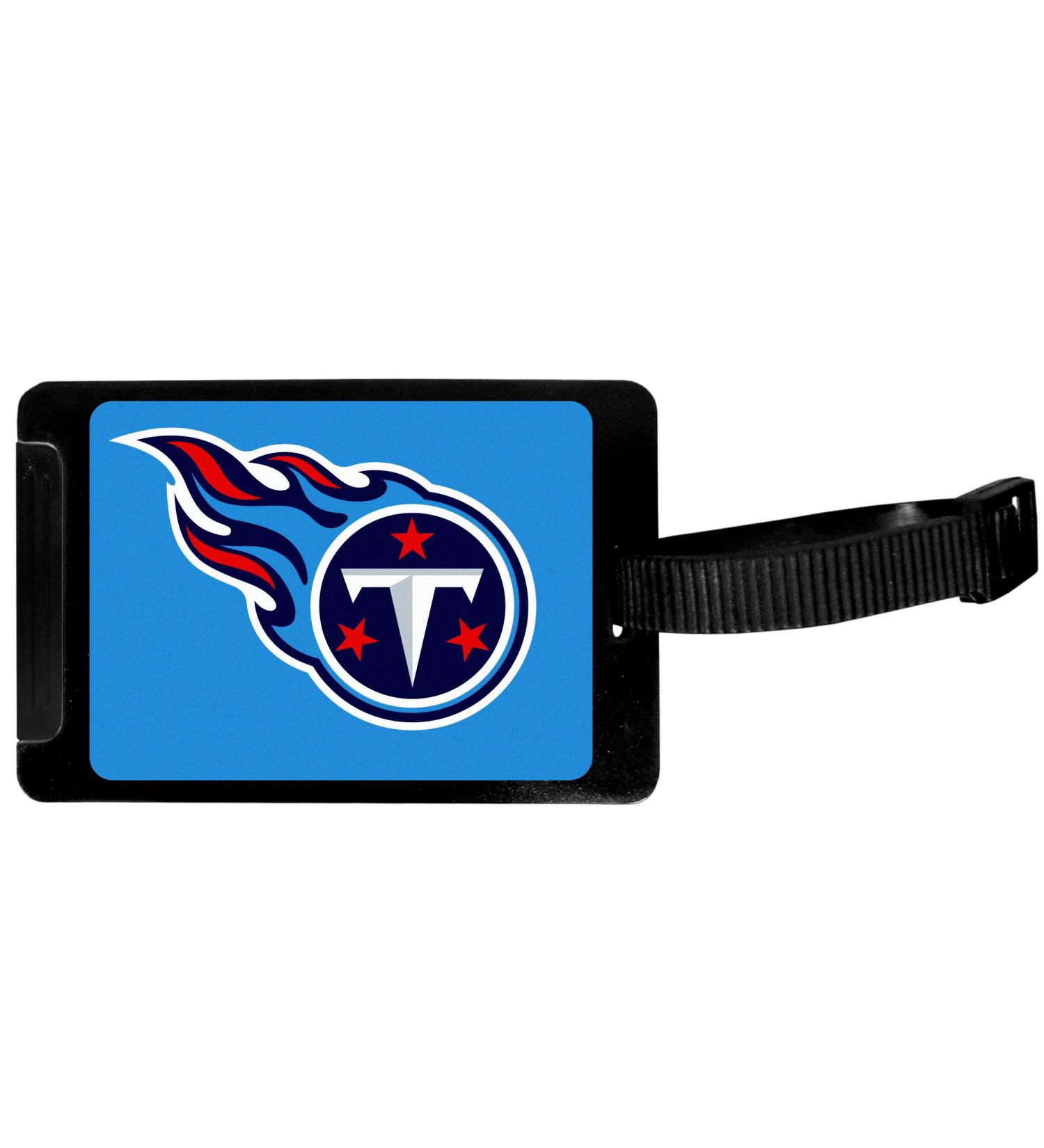 Siskiyou NFL Tennessee Titans Luggage Tag , Black, 3.25"