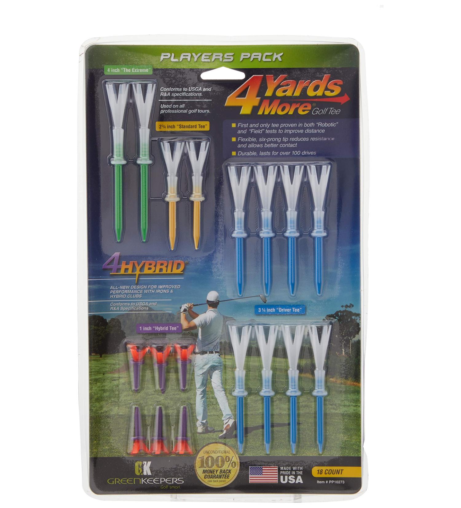Greenkeepers 4 Yards More Player Pack - Improve Your Golf Game Today! - Buy Online on GoSupps.com