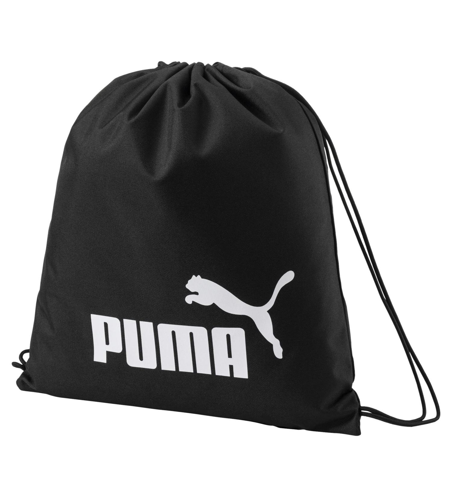 PUMA Unisex Phase Gym Sack - Stylish Gym Bag (1 Pack) - One Size - Puma Black - Ideal for Travel & Fitness - Buy Online on GoSupps.com