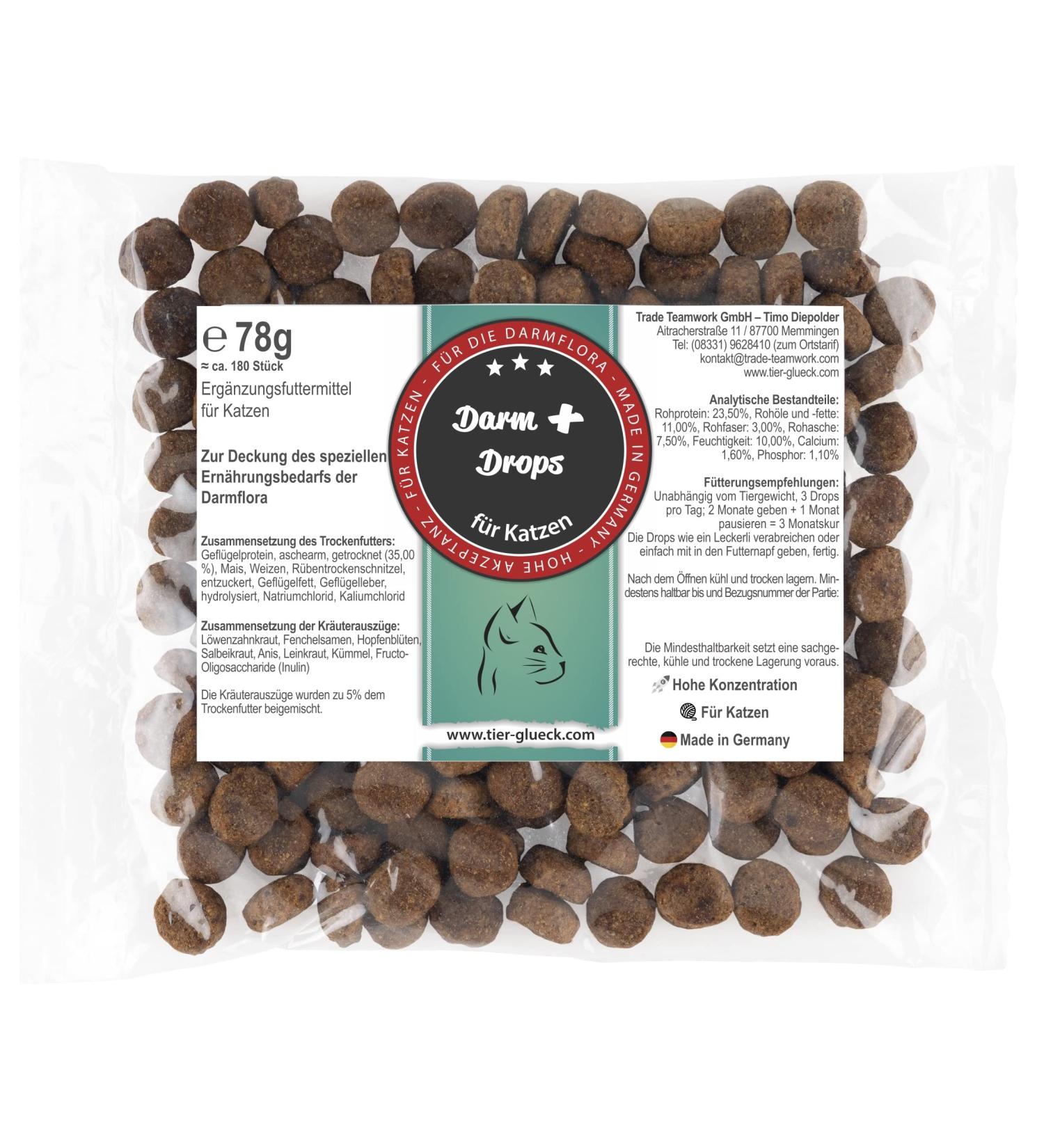 Trade Teamwork Drops for Cats - Premium Darmerli 78g & 180g | Best International Shipping - Buy Online on GoSupps.com