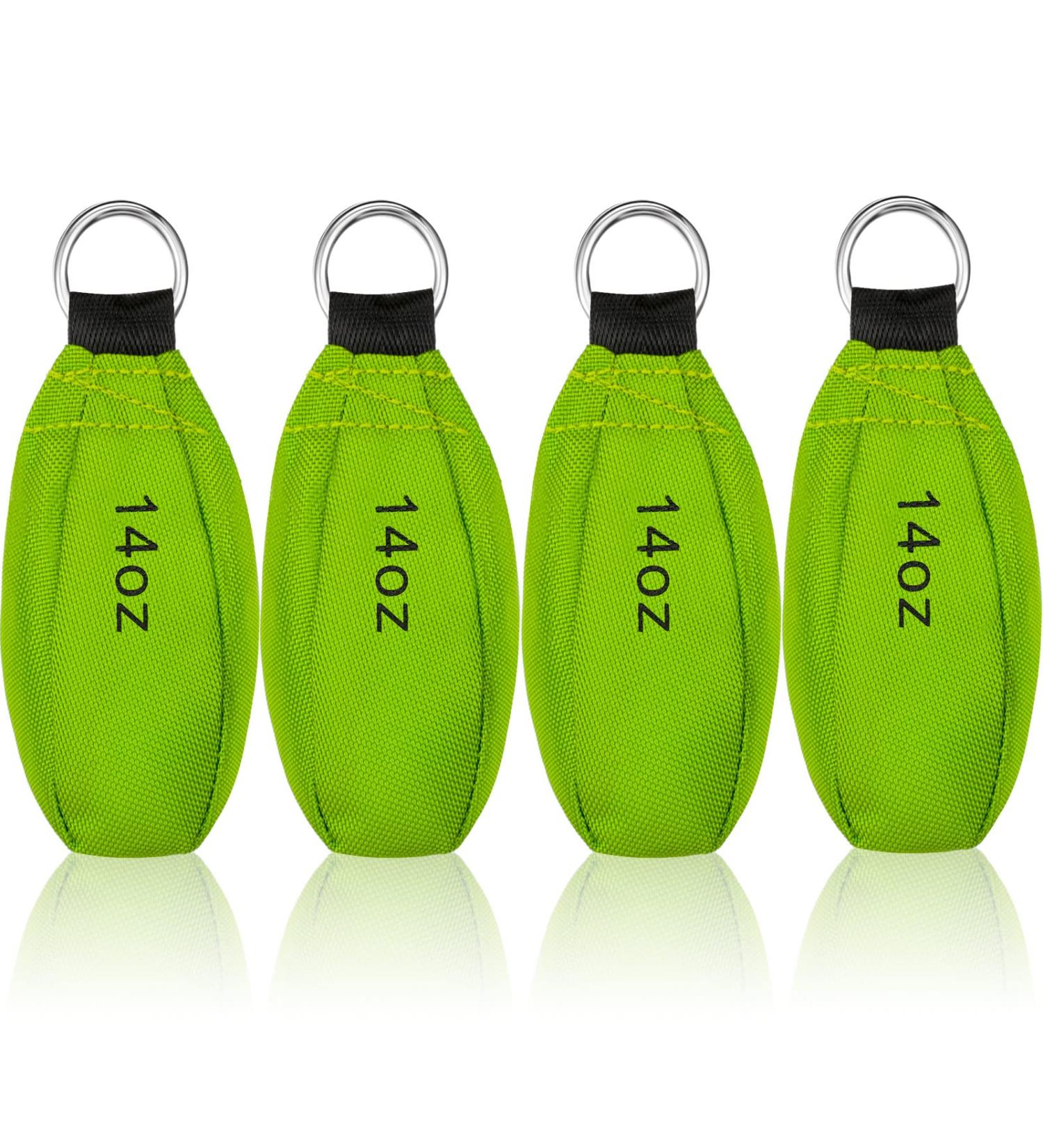 4-Piece Arborist Throw Weight Bags Set | Professional Climbing Rope Bag for Tree Rock Climbing | Durable Multi-Layer Outdoor Throw Bags | Bulk Pack (Green) - Buy Online on GoSupps.com