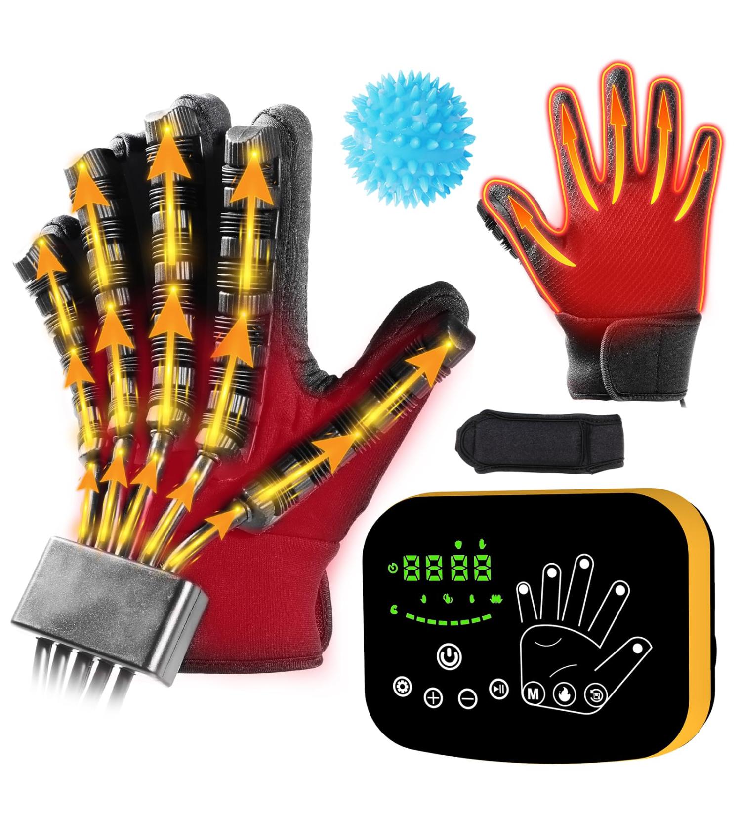 Heated Stroke Rehabilitation Gloves For Finger And Hand Function Rehab Hand Paralysis Hemiplegia Rehabilitation Equipment Heated Electric Robotic Gloves For Stroke Patients. Left Hand-M - Buy Online on GoSupps.com