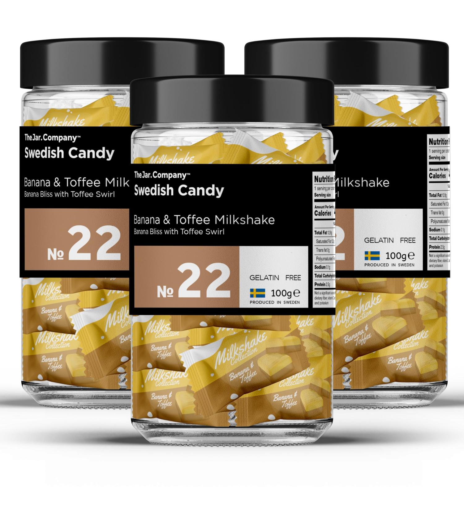 TheJar.Company - Swedish Candy - 22 - Banana & Toffee Milkshake