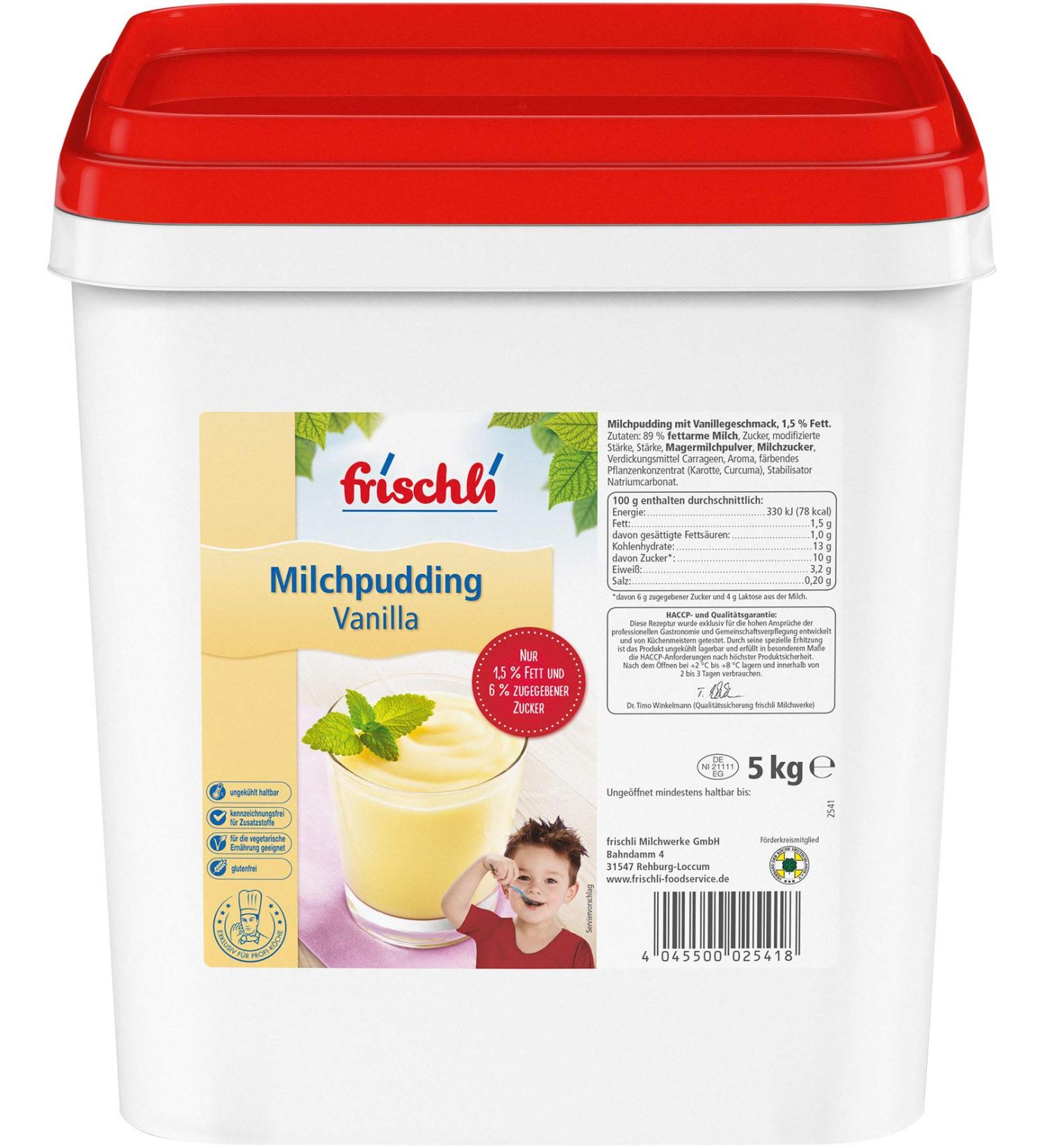 Frischli Milk Pudding Vanilla 1 x 5000 g