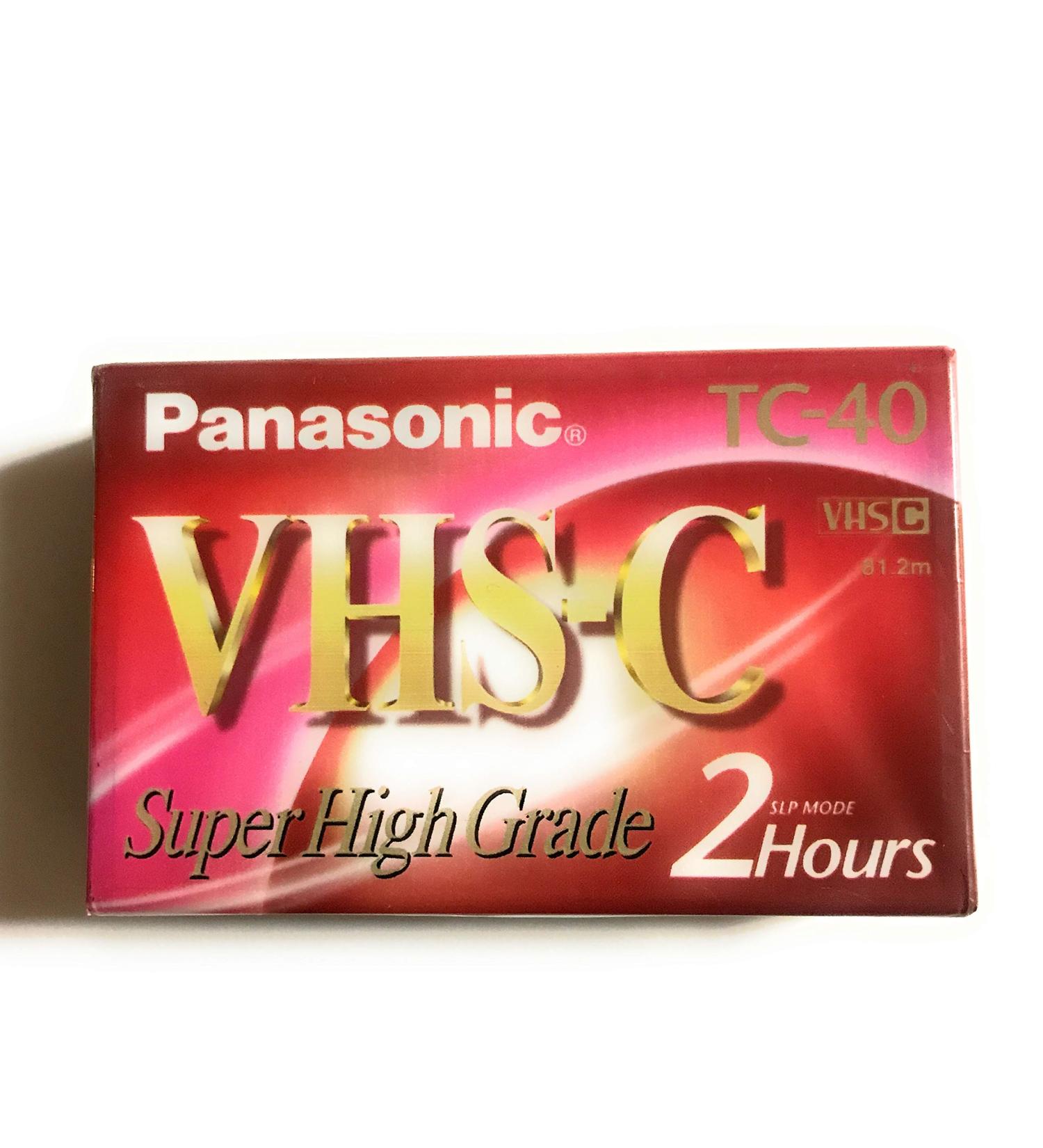 PANASONIC TC-40 VHS-C Video Tape for a VHS-C Camcorder - Buy Online on GoSupps.com