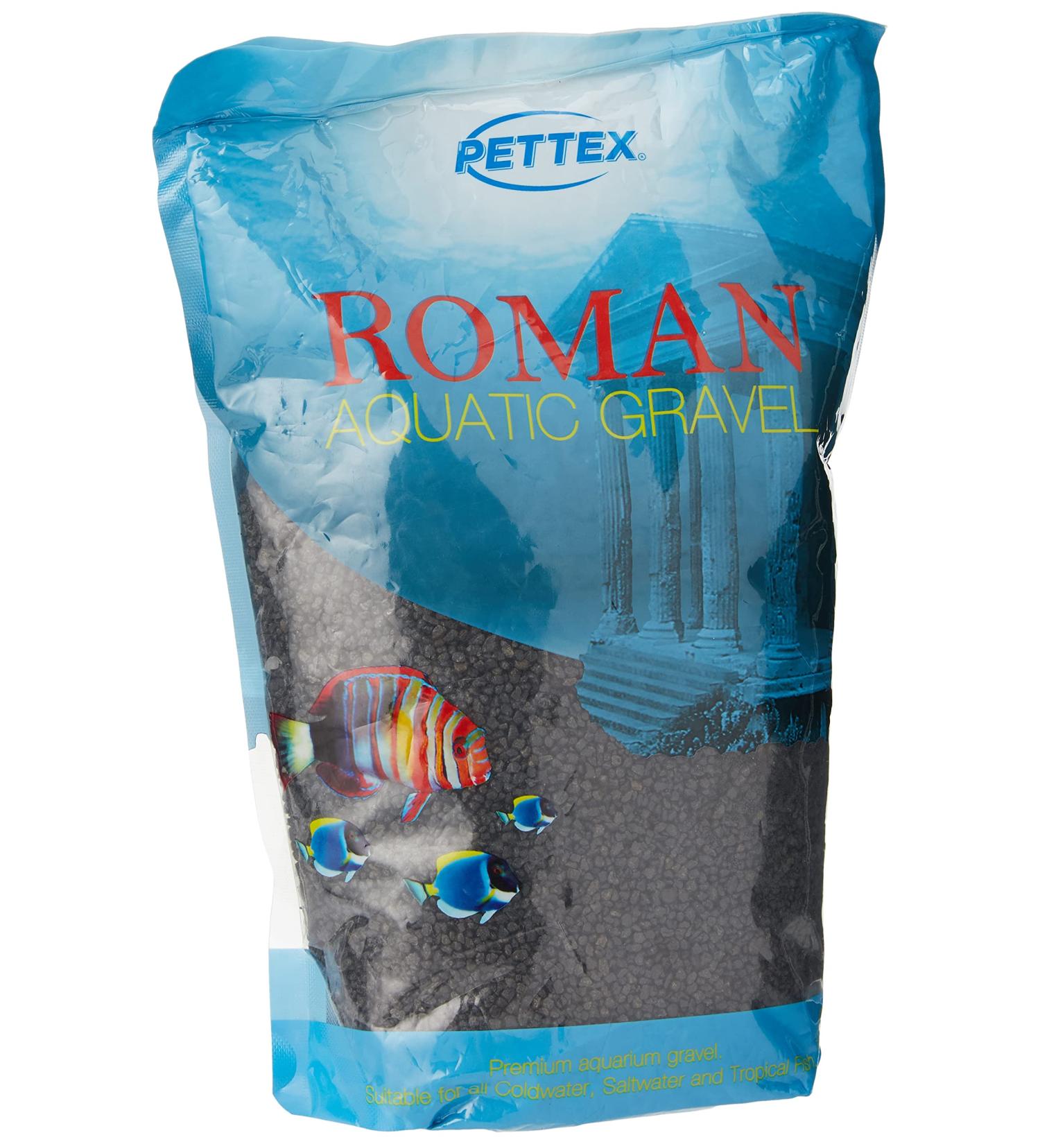 Pettex Roman Gravel Aquatic Roman Gravel 2 Kg Jet Black 2 kg (Pack of 1) - Buy Online on GoSupps.com